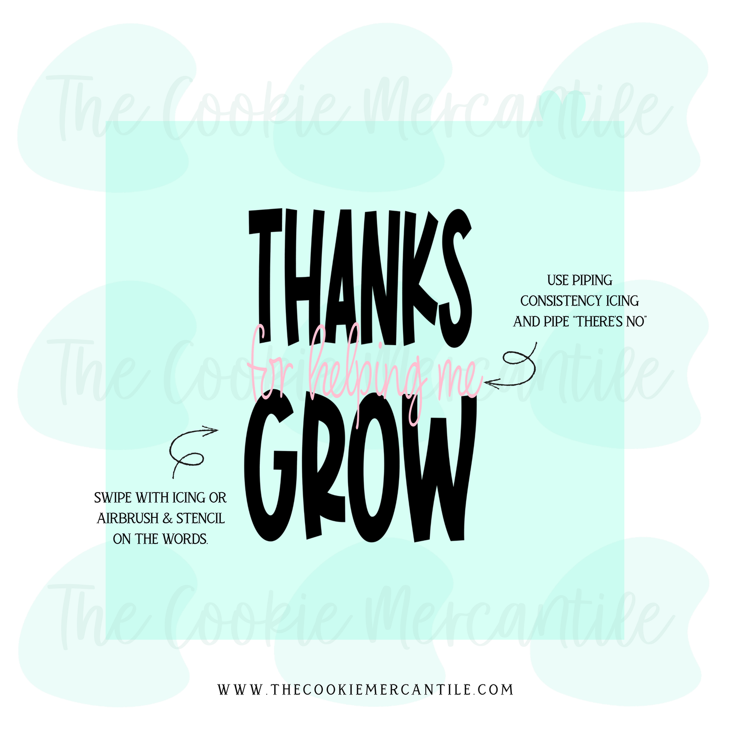 Thanks for helping me grow 2026- STENCIL
