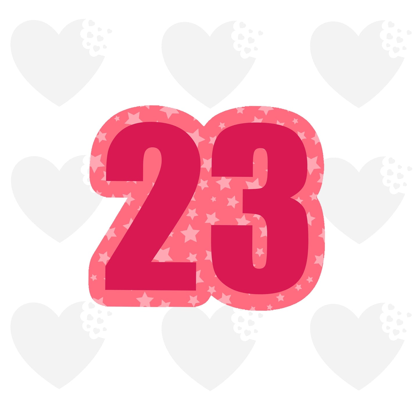 23 Plaque - Cookie Cutter