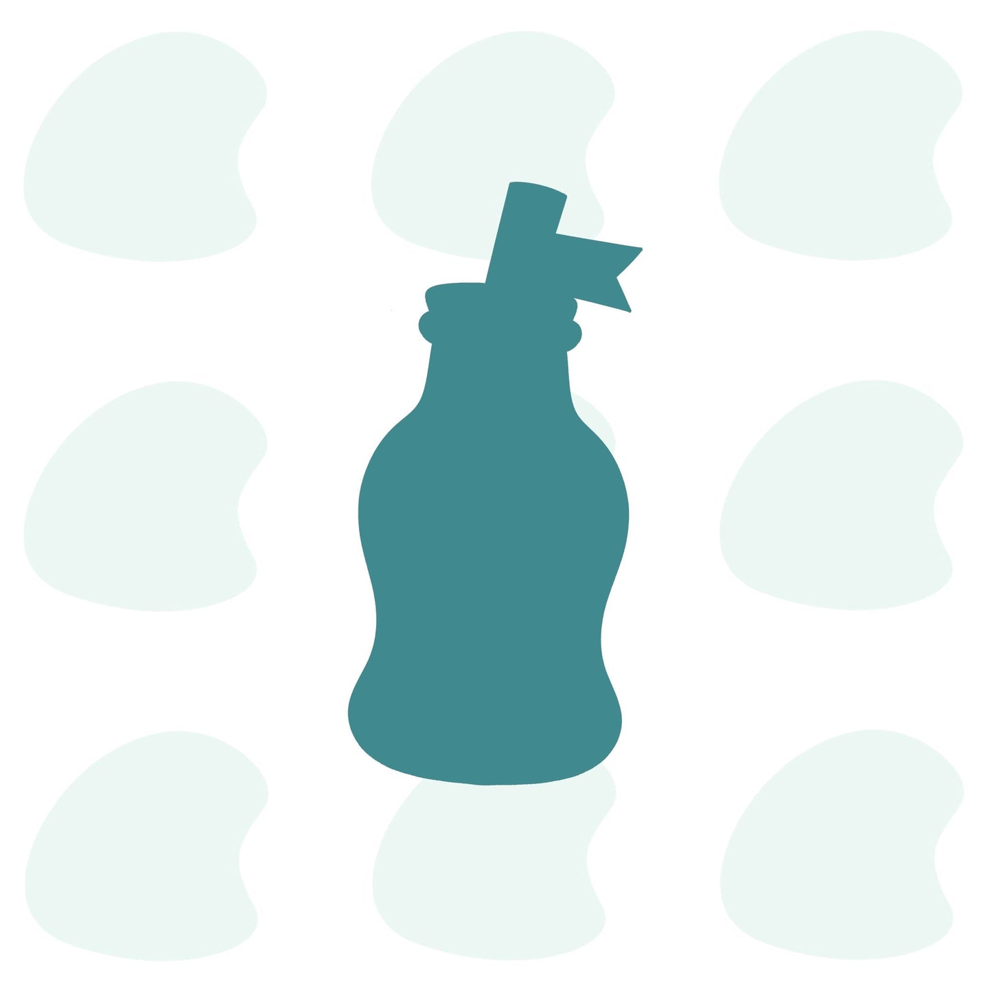 Coke Bottle with Flag - Cookie Cutter