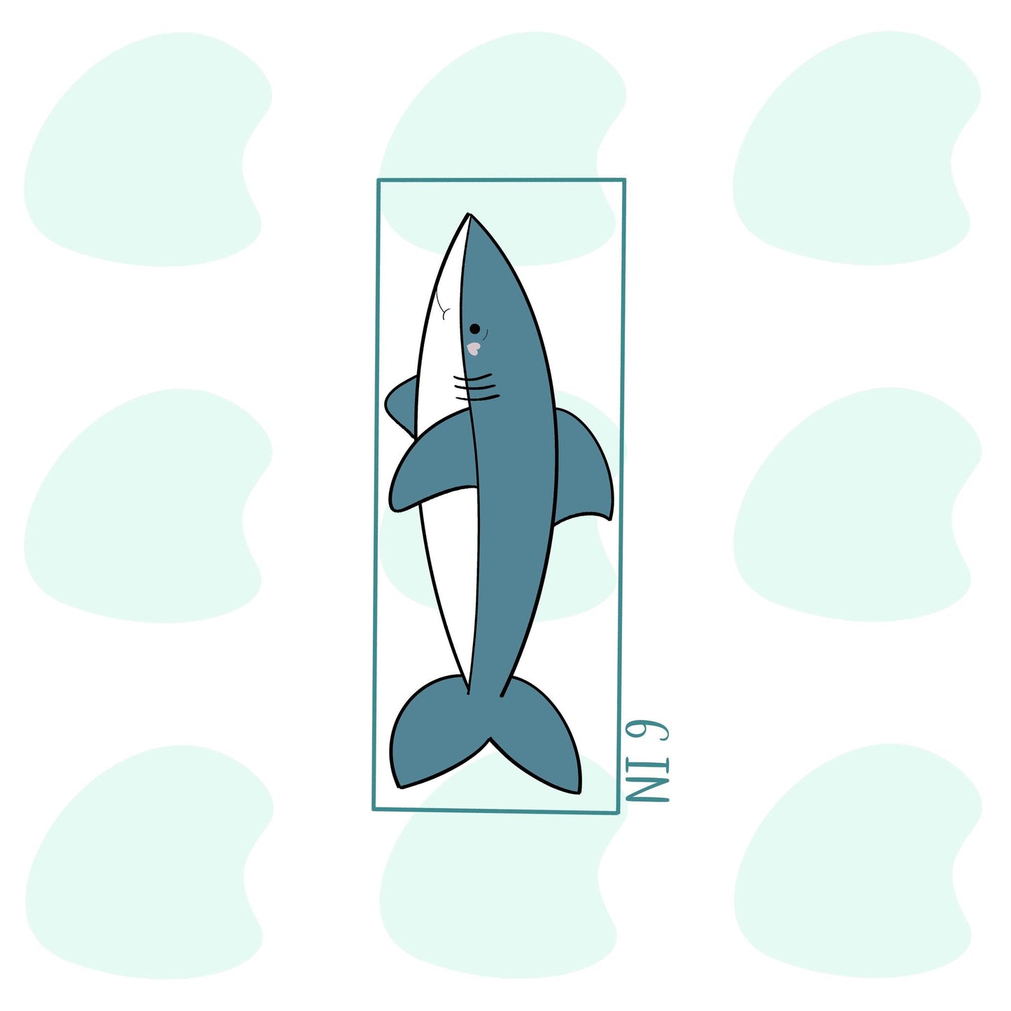 Skinny Shark Stick 6in - Cookie Cutter