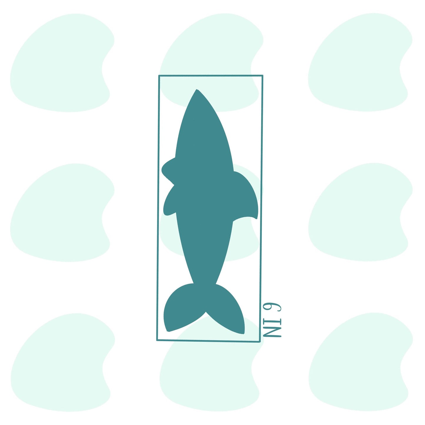 Skinny Shark Stick 6in - Cookie Cutter