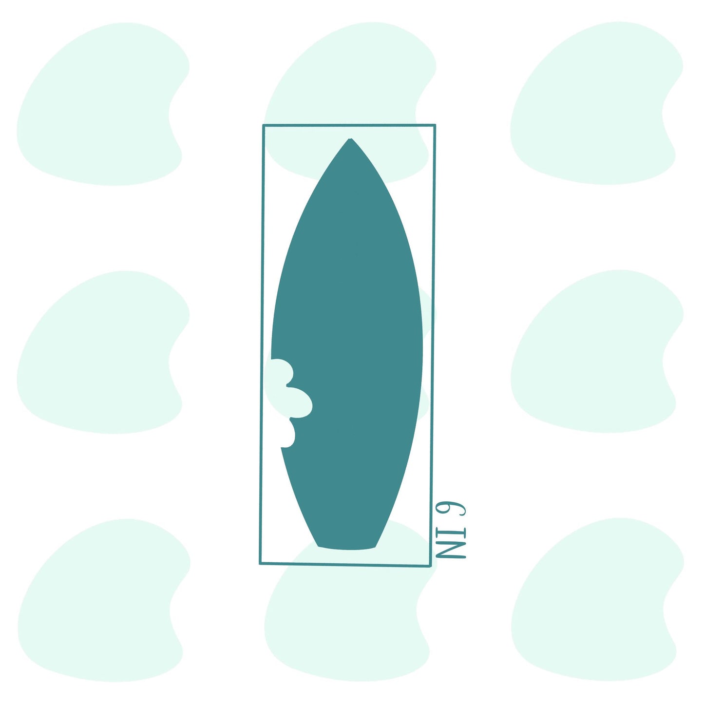 Skinny Surfboard Stick 6in - Cookie Cutter