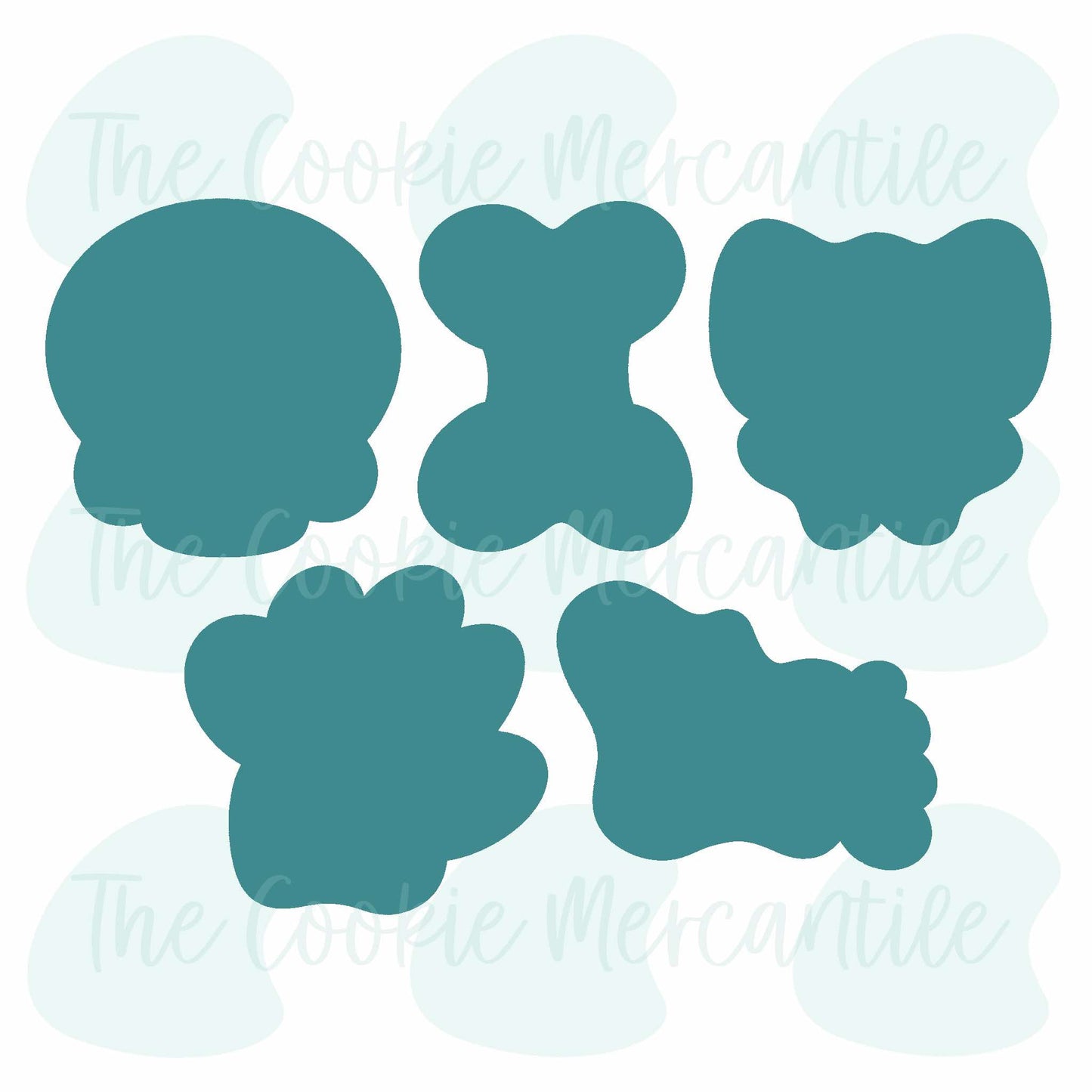 Skeleton Pieces Set - Cookie Cutters