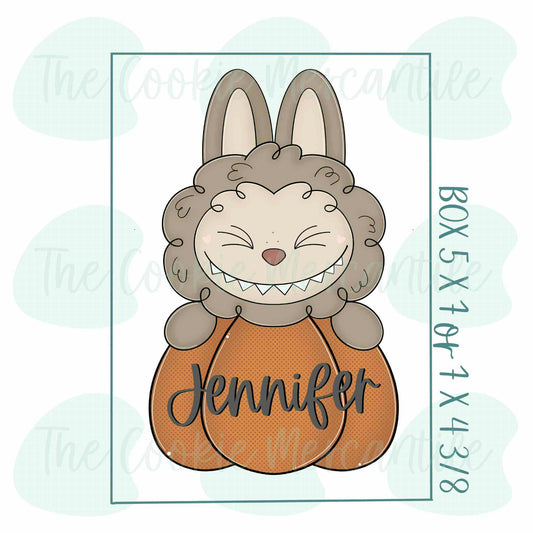 Fluffy Monster Pumpkin 2-Piece - Cookie Cutter