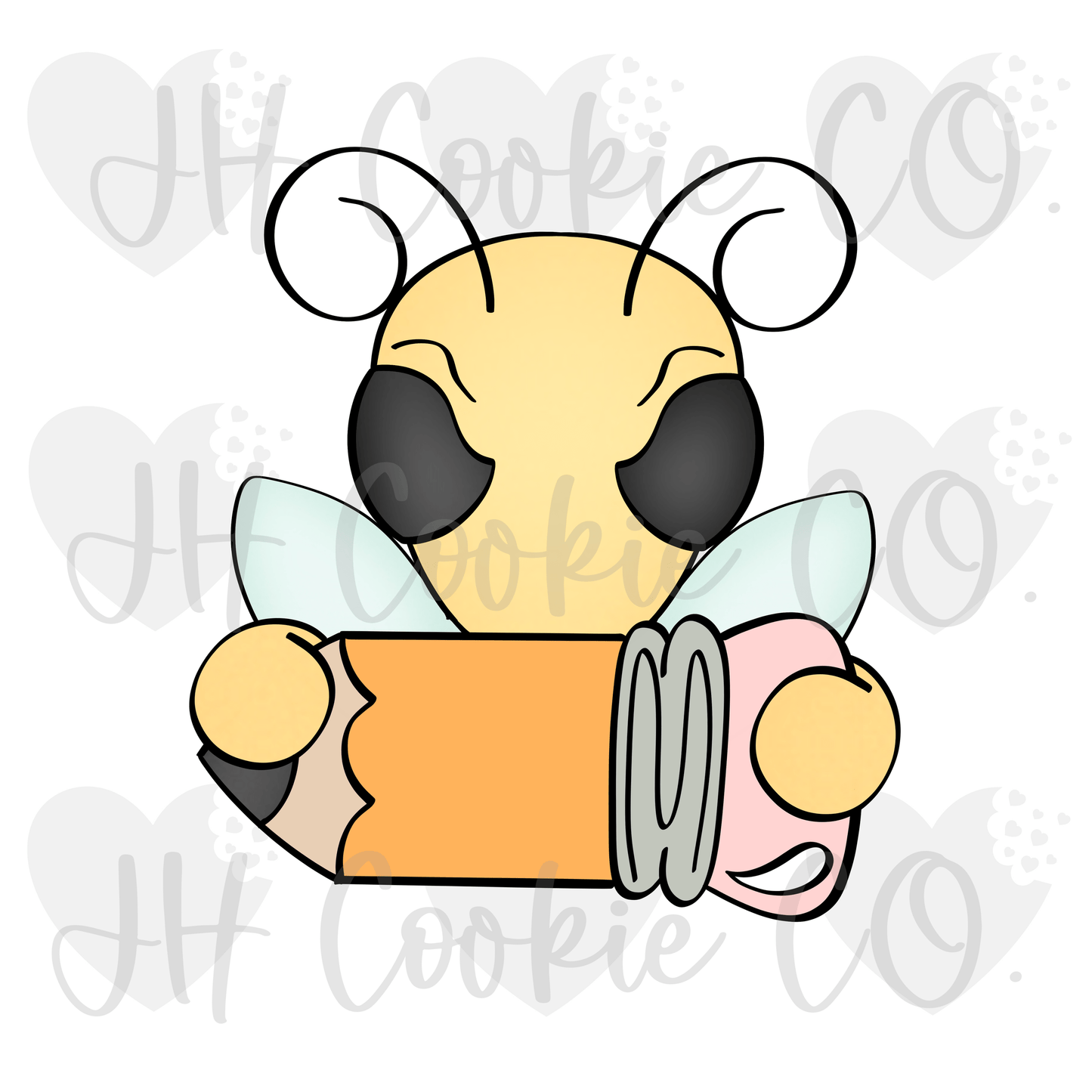 Yellow Jacket Pencil Plaque (2022) - Cookie Cutter