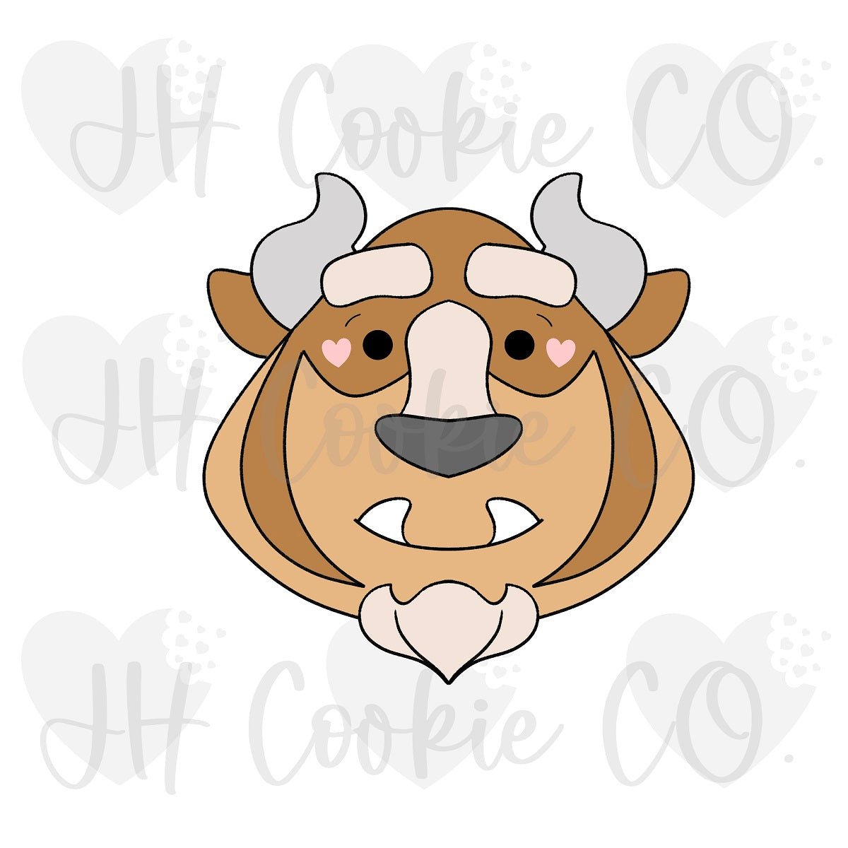 Beauty and Beast Beast Face 2023 - Cookie Cutter