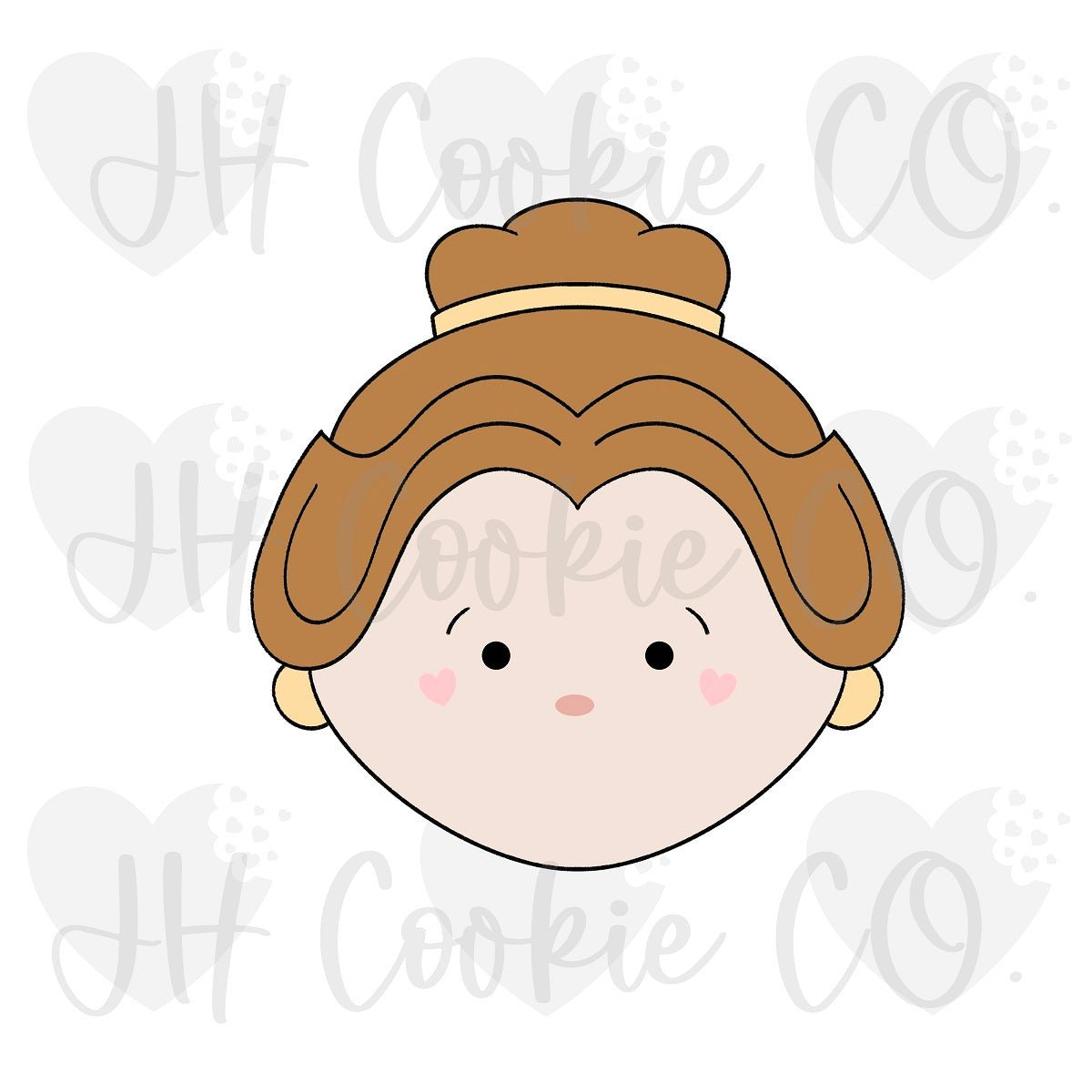 Beauty and Beast Beauty Face 2023 - Cookie Cutter
