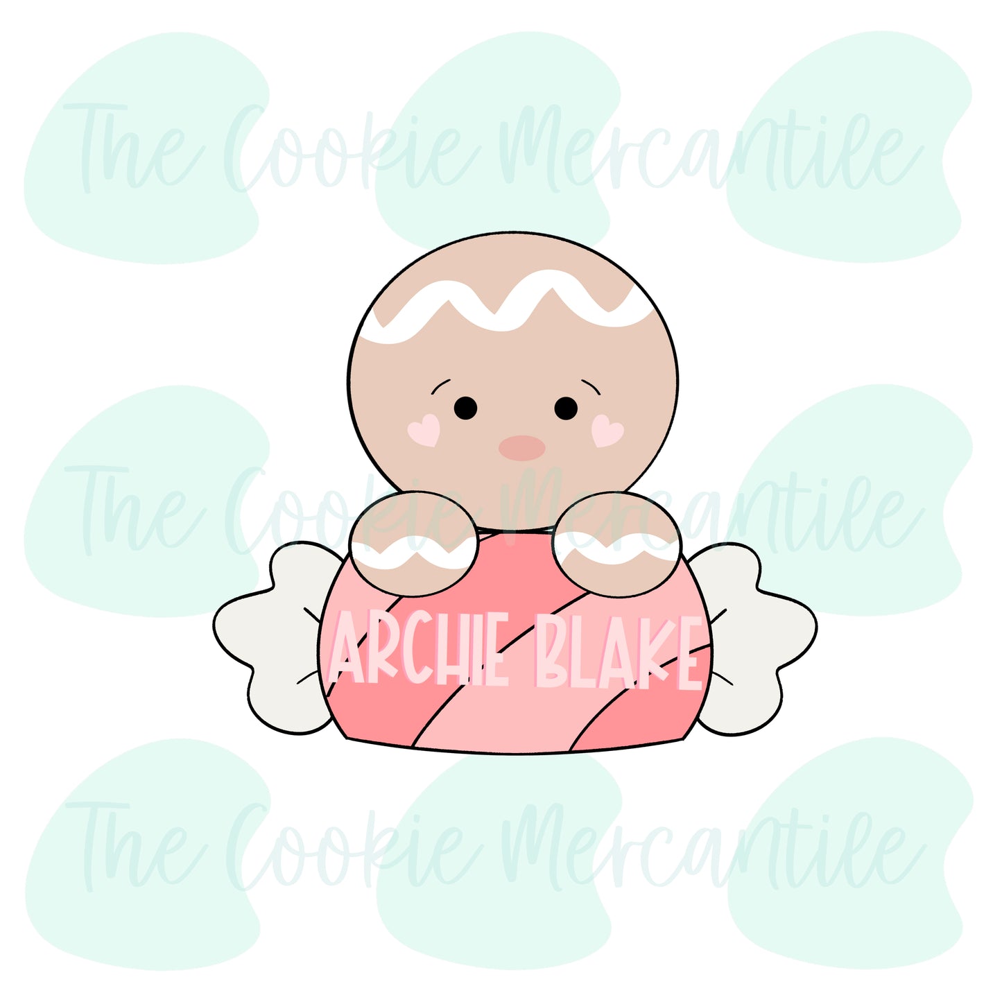 Gingerbread Candy Plaque - Cookie Cutter