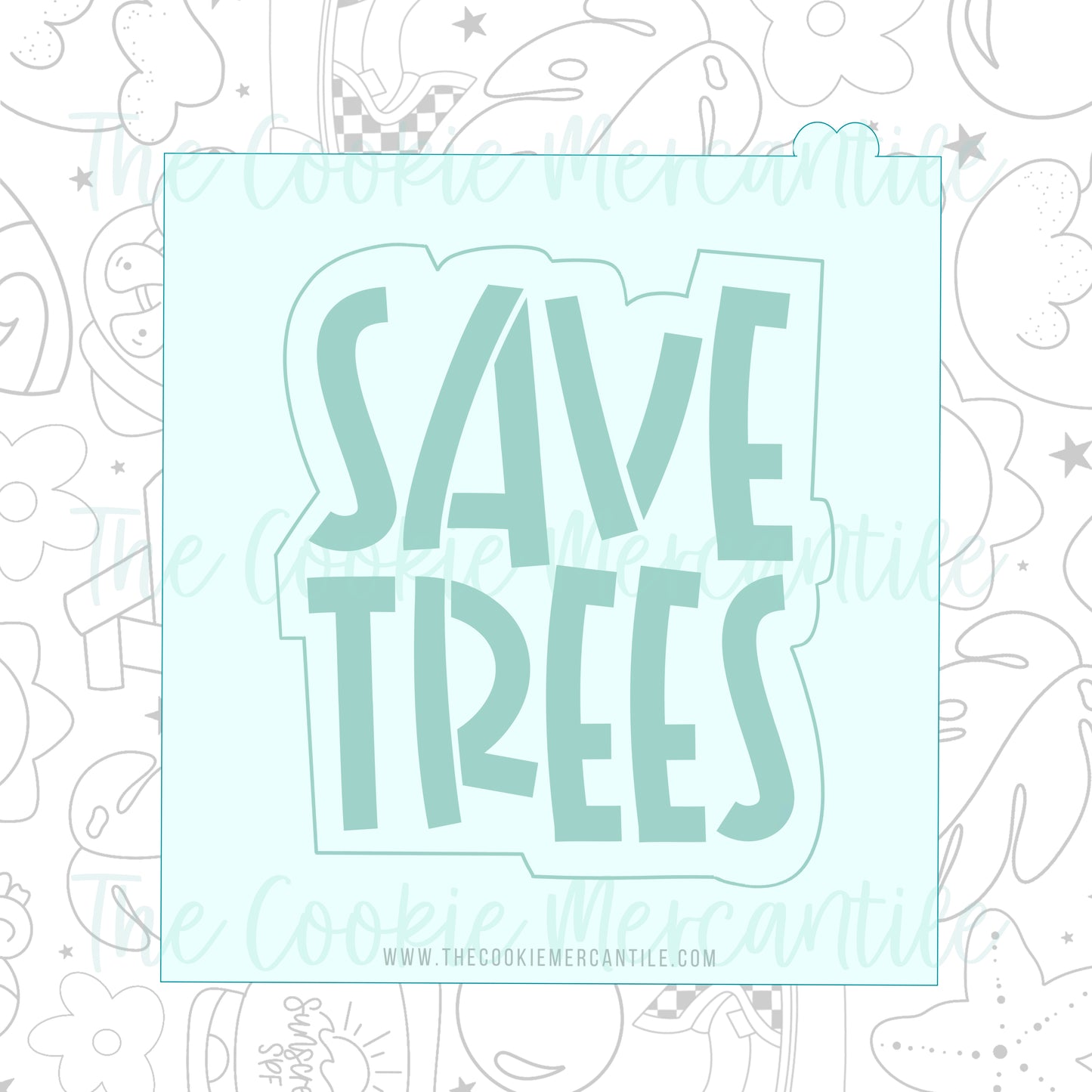Save The Trees Plaque - Stencil