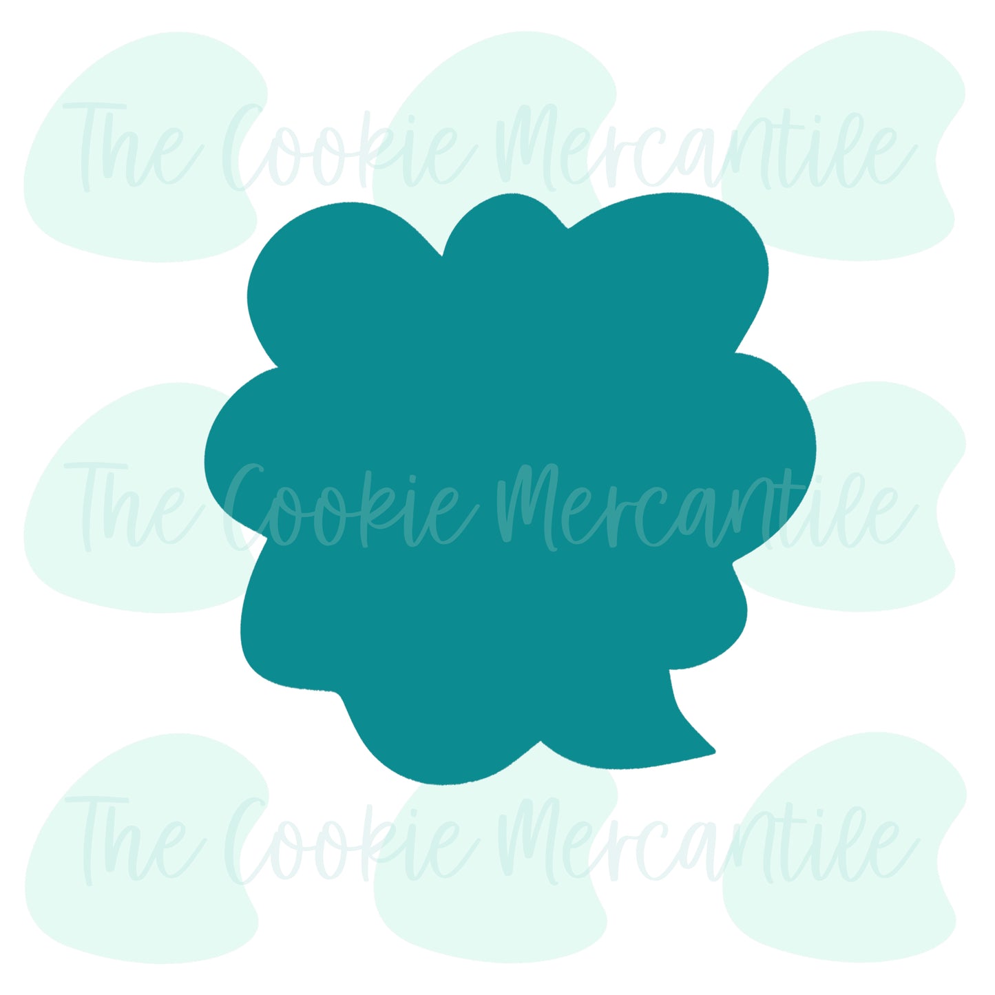 Fluffy Conversation Bubble - Cookie Cutter