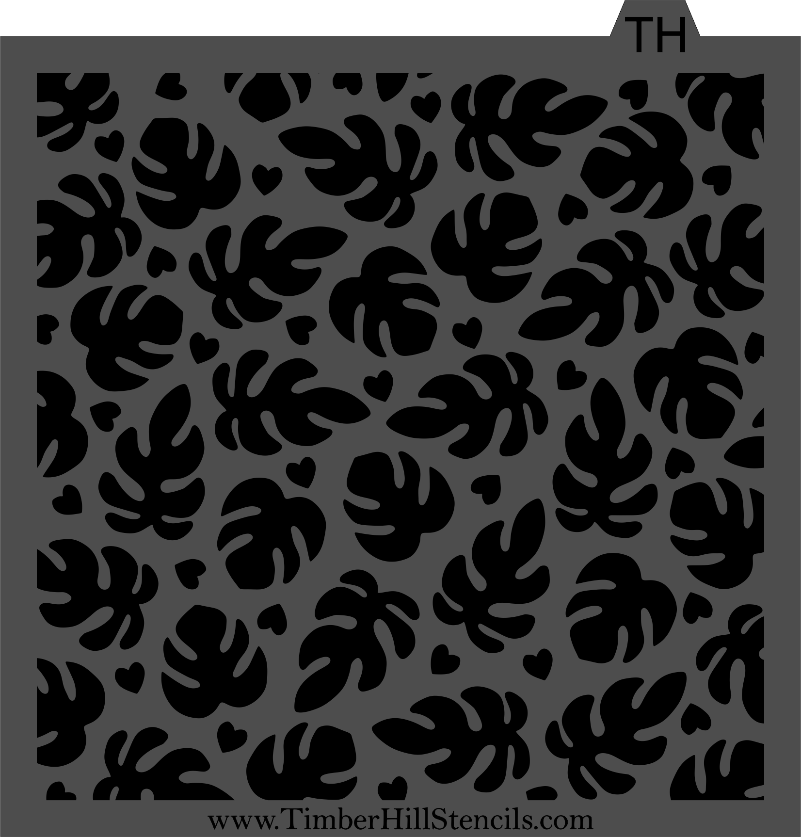 monstera stencil Monstera Leaves