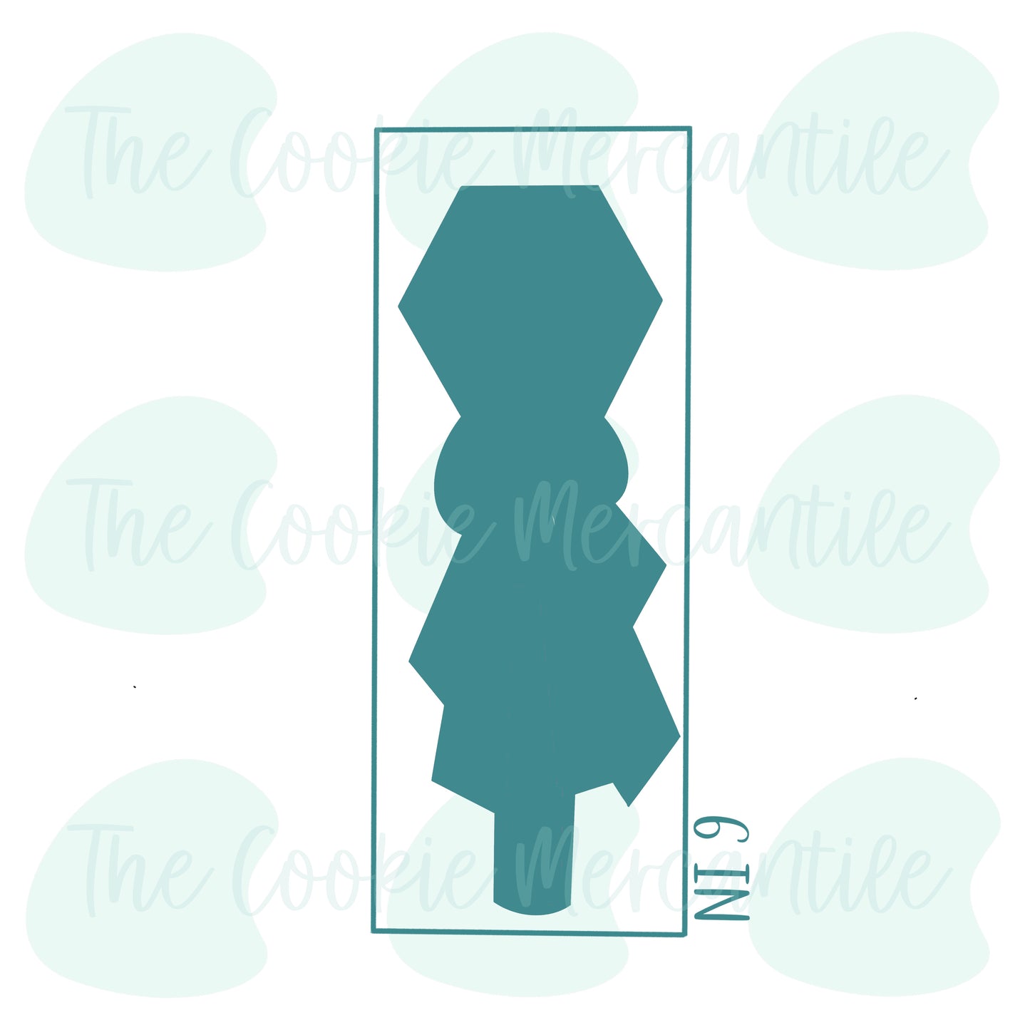 Skinny Gem Cookie Pop Stick - Cookie Cutter