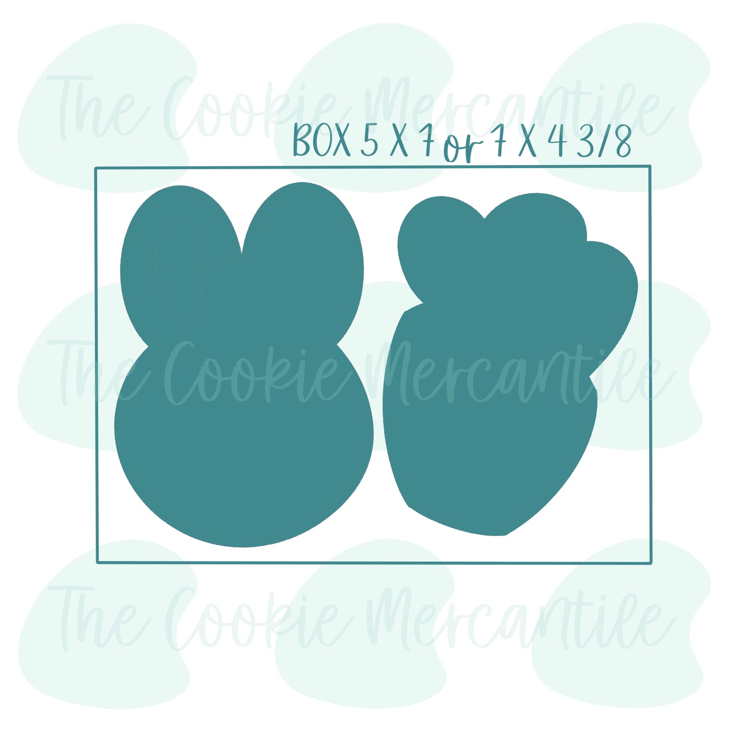 Bunny & Carrot 2 Piece Set - Cookie Cutter