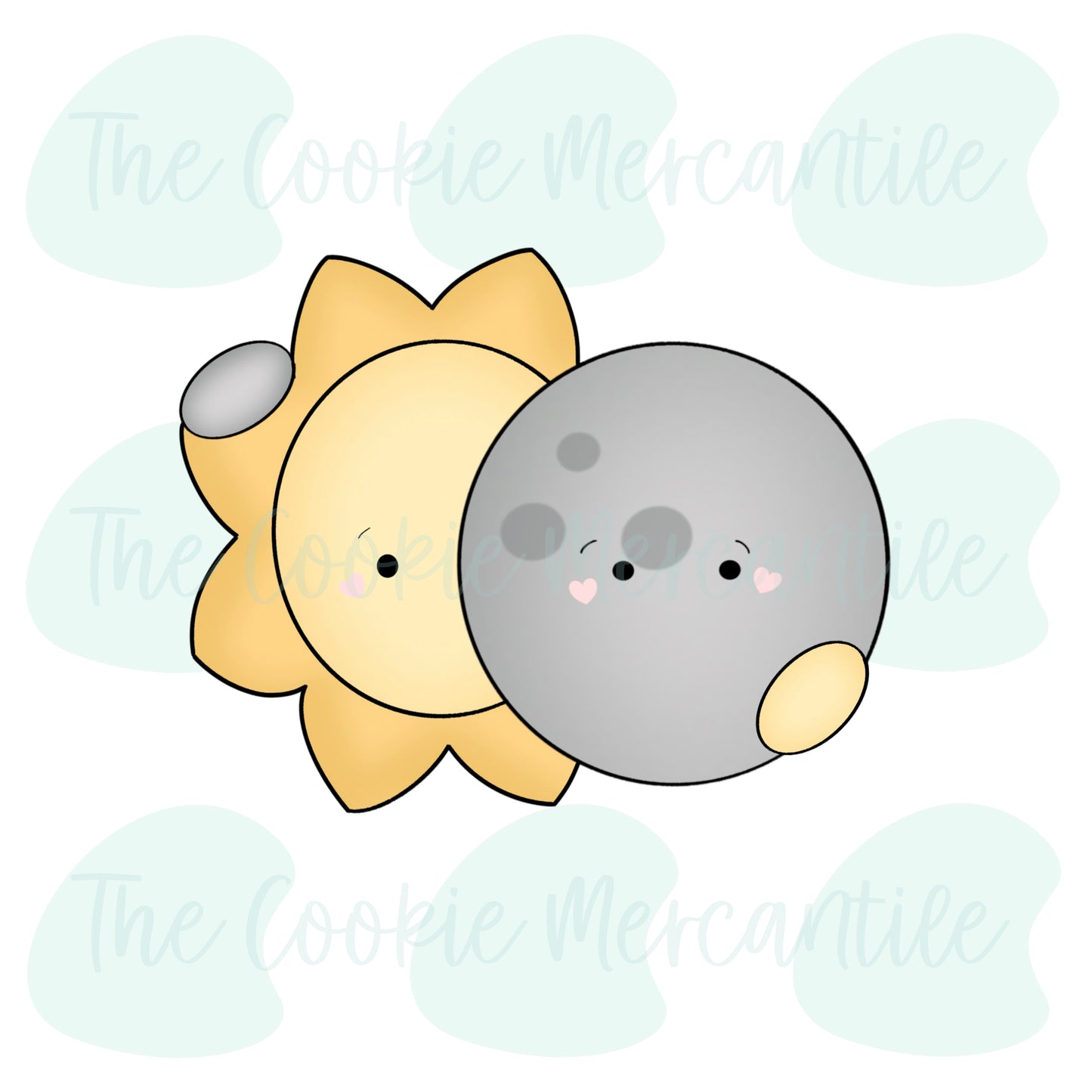 Solar Eclipse Pals - Cookie Cutter