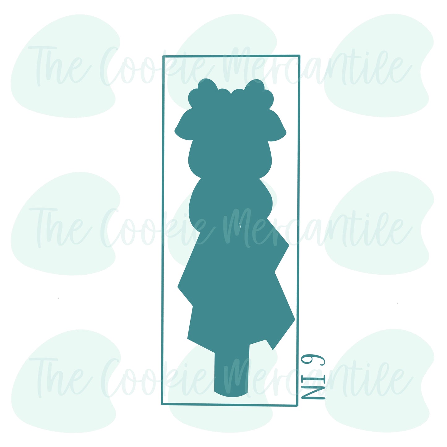 Skinny Reindeer Cookie Pop Stick - Cookie Cutter