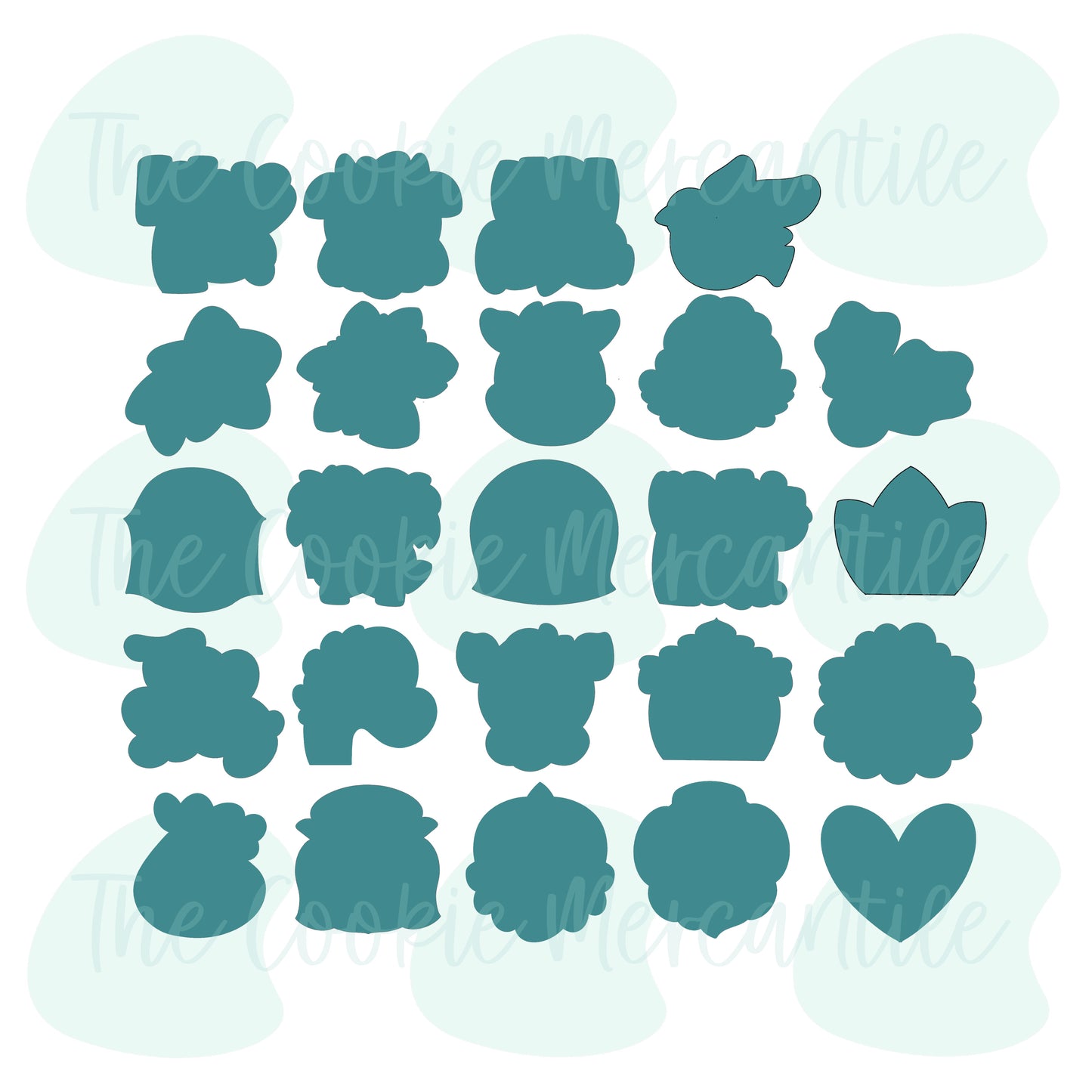 Nativity Advent Calendar 24 Piece Set - Cookie Cutters