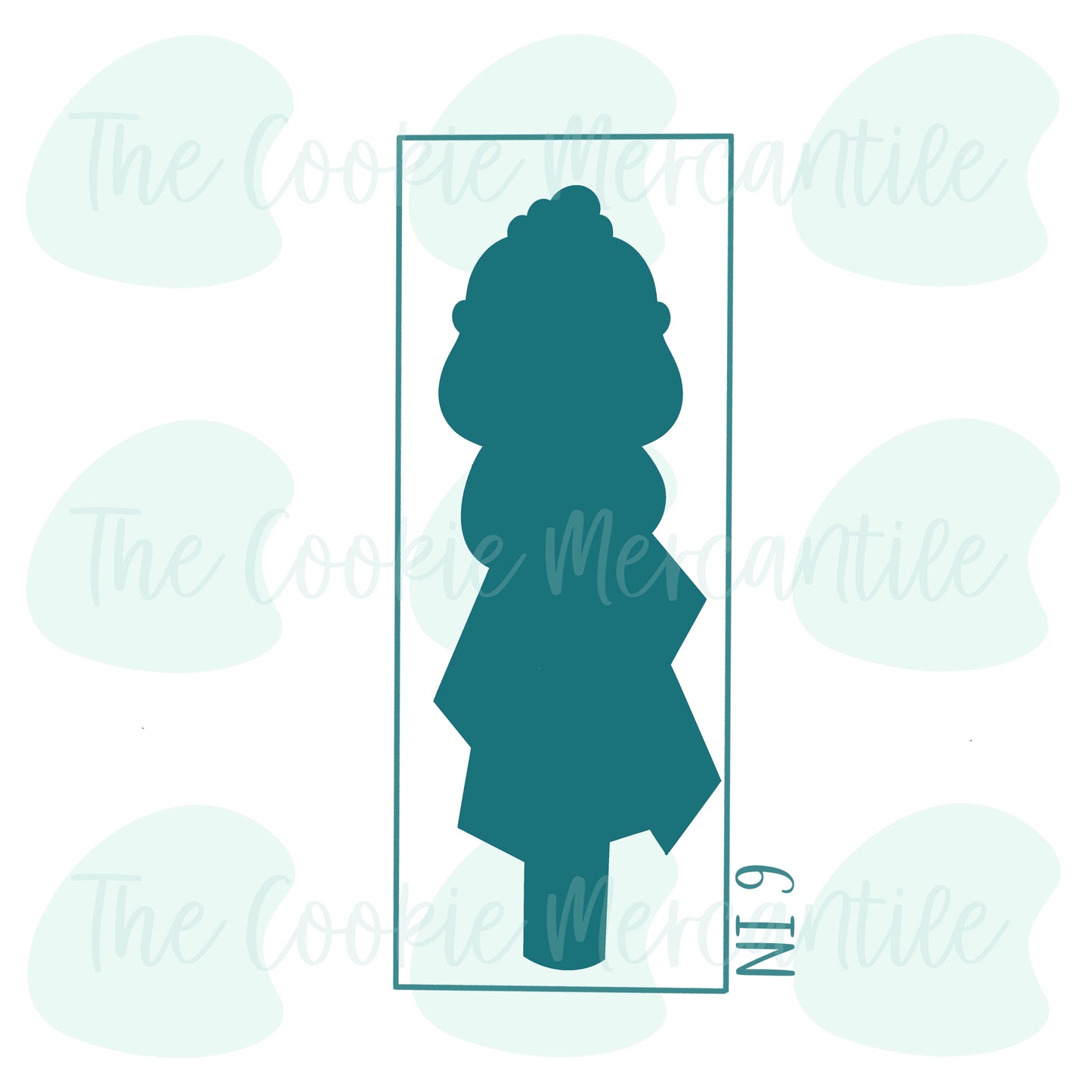 Skinny Grinchy Cookie Pop Stick - Cookie Cutter