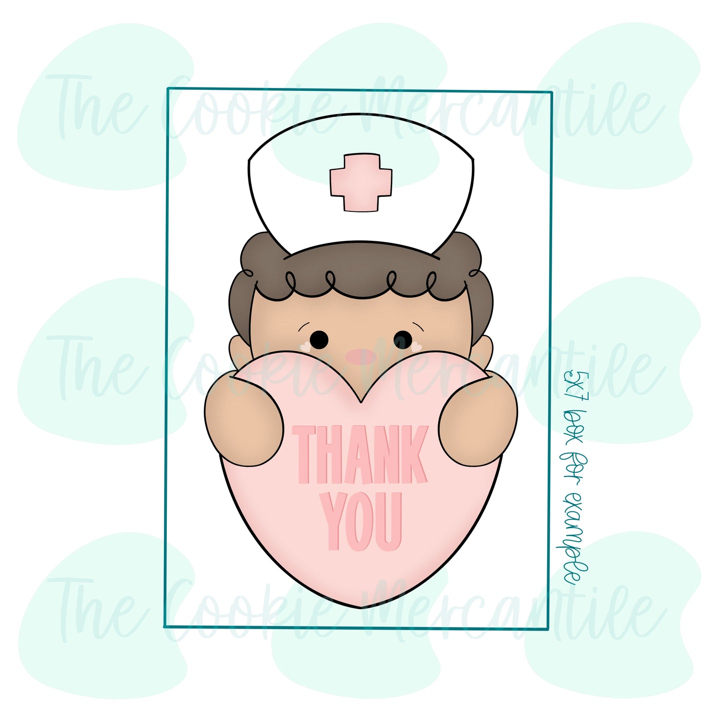 Curly Hair Boy Nurse 2-Piece Set - Cookie Cutter