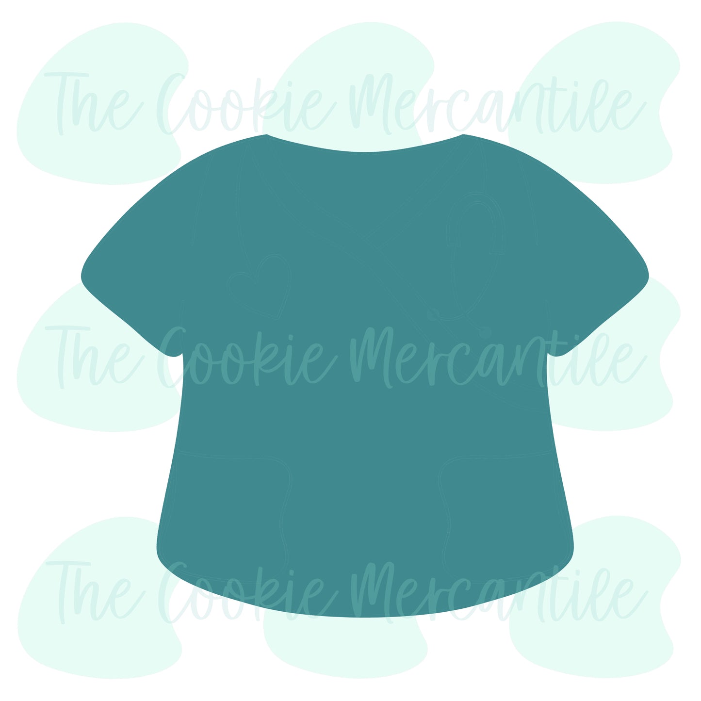 Scrub Top - Cookie Cutter