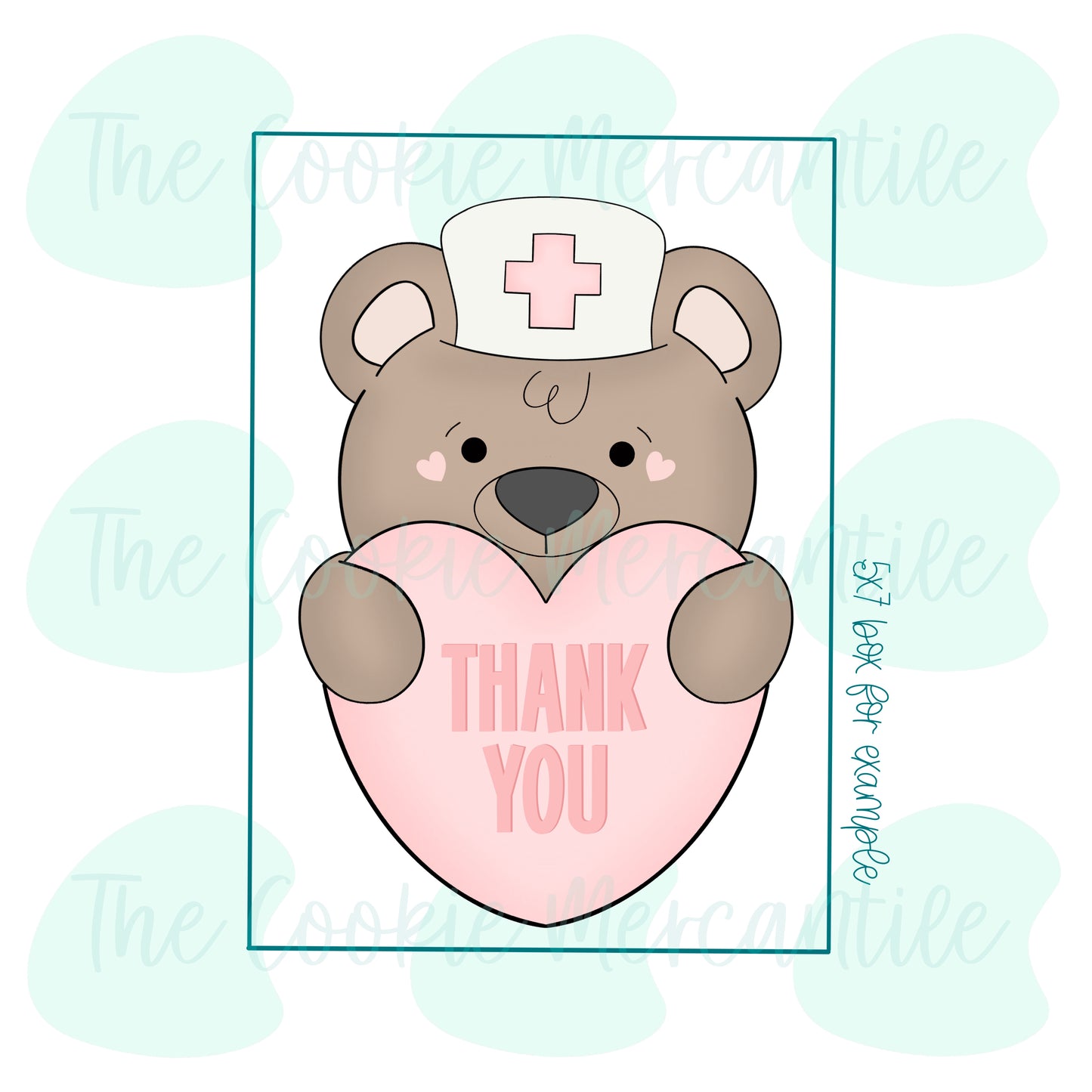 Nurse Bear 2-Piece Set - Cookie Cutter