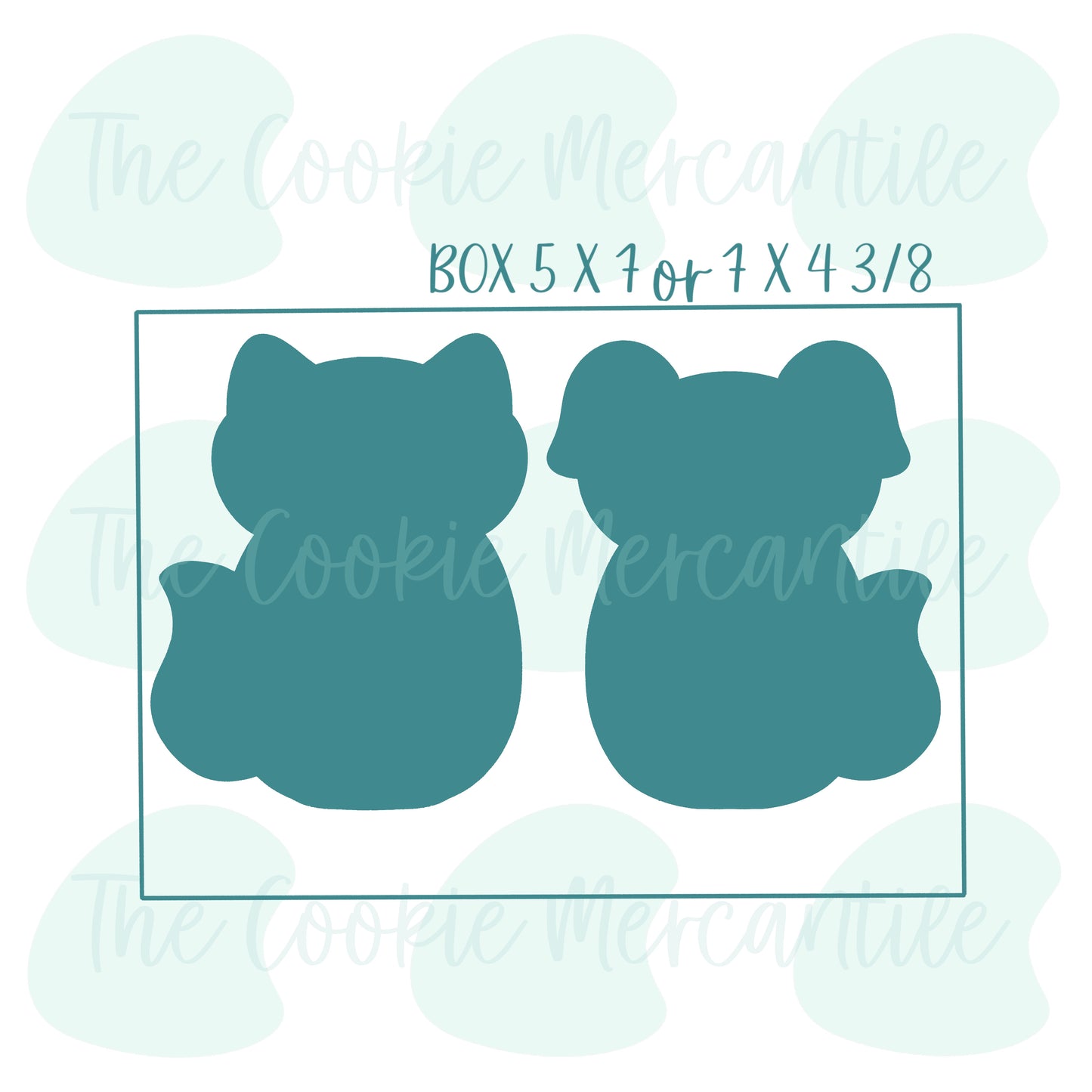 Cat & Dog Set - Cookie Cutter