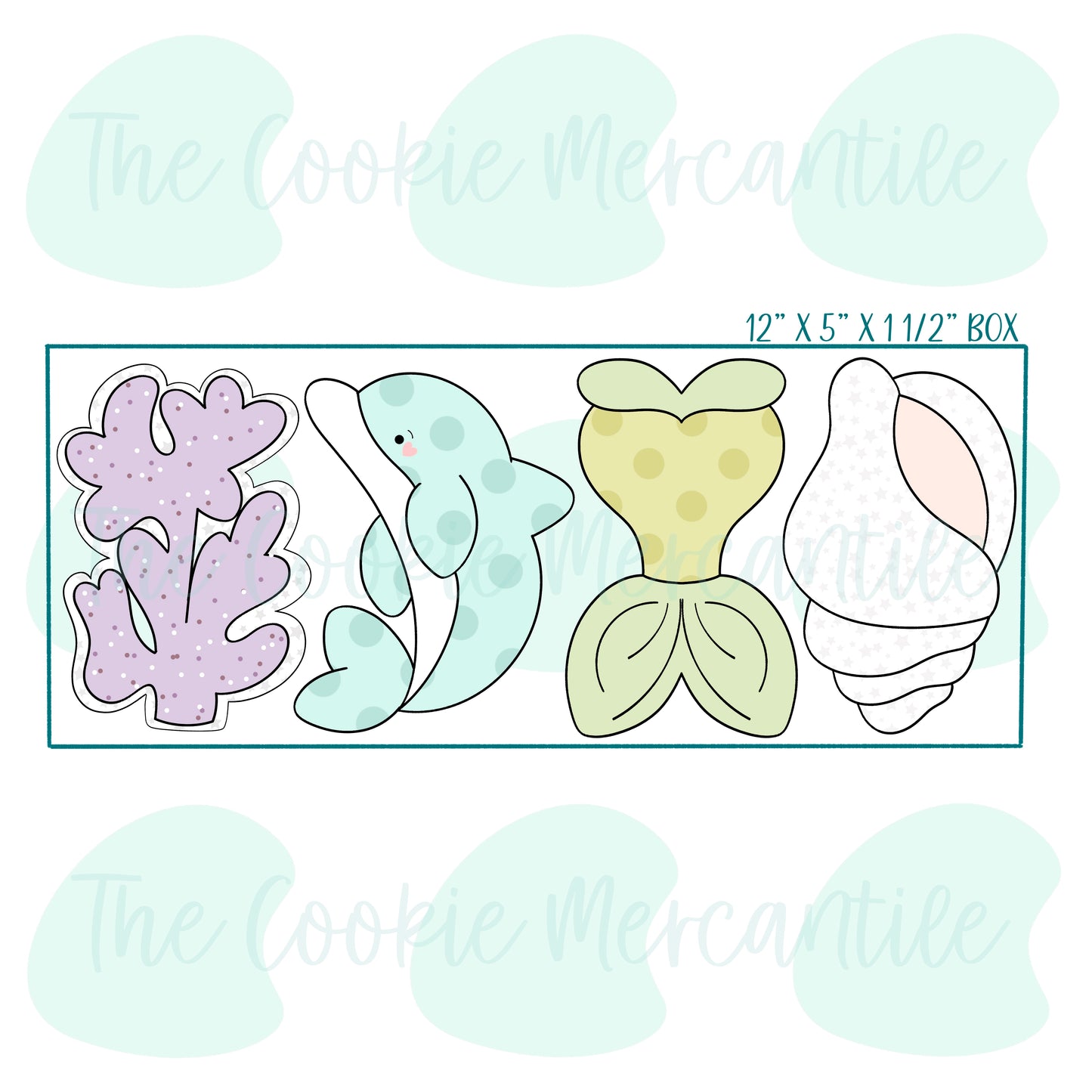 Mermaid Set - Cookie Cutter