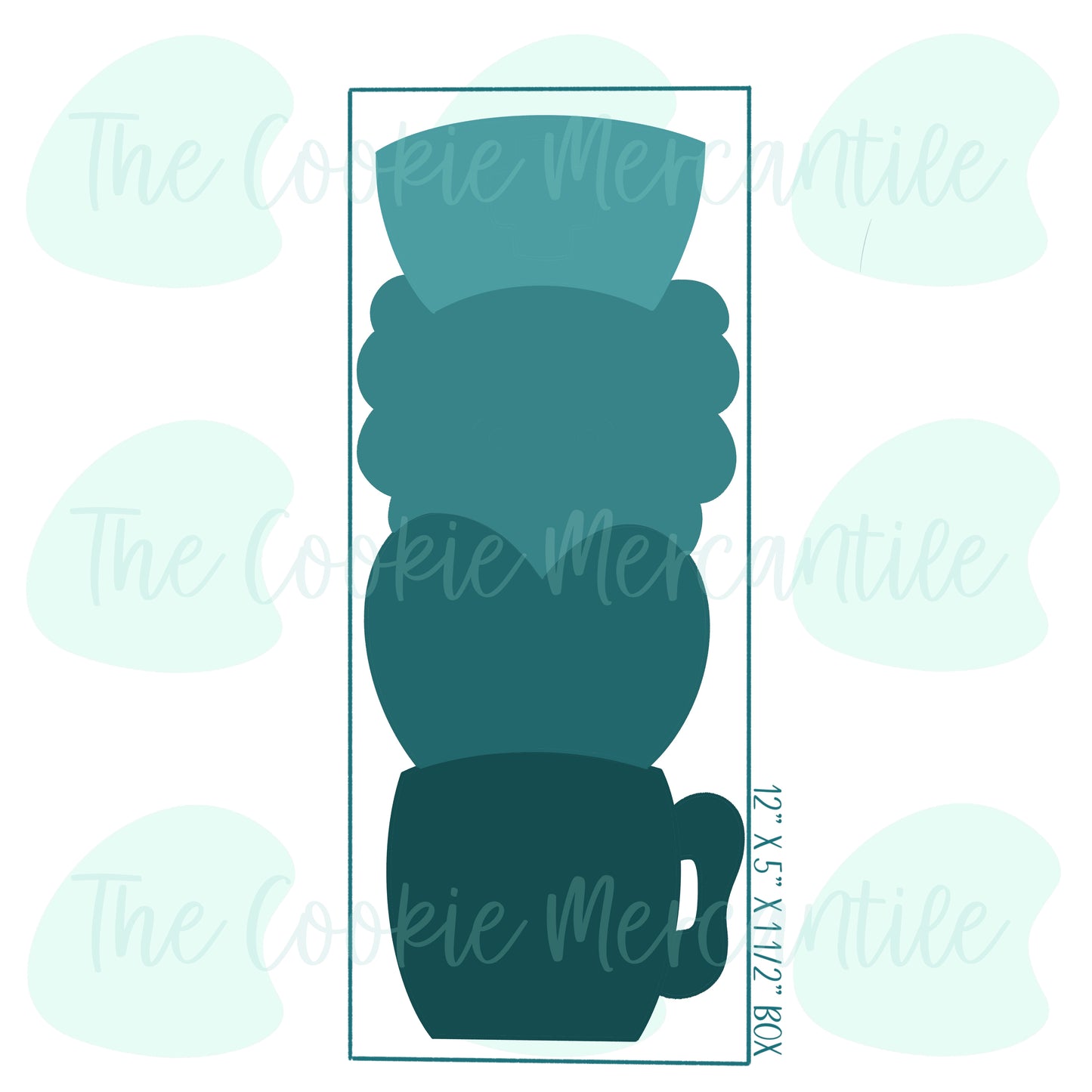 Curly Hair Nurse Stackable Set - Cookie Cutter
