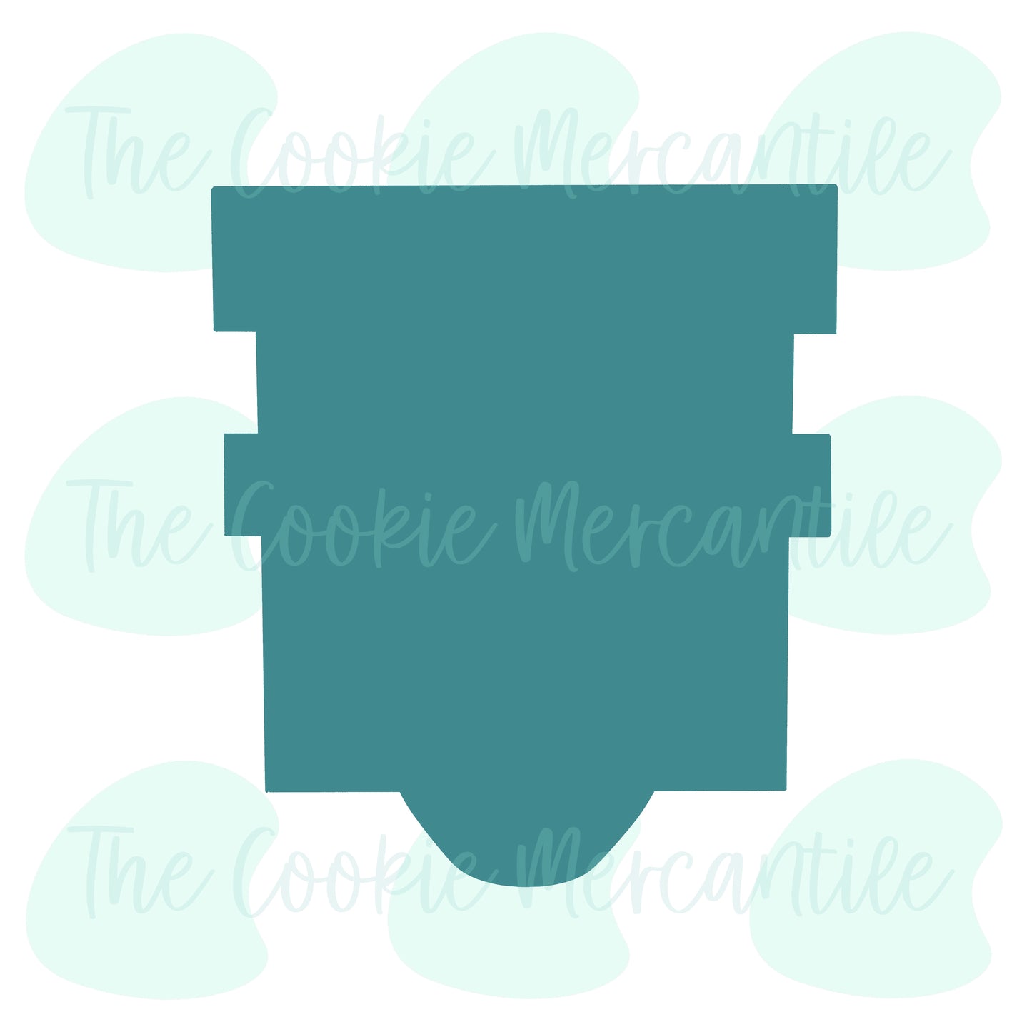 Chubby Square Syringe - Cookie Cutter