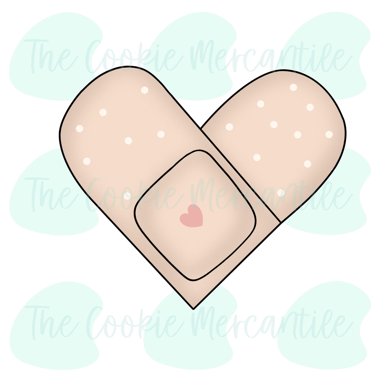 Heart Band Aid - Cookie Cutter