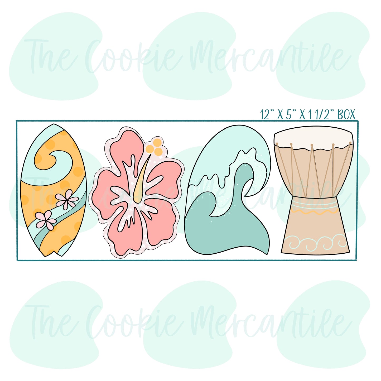 Luau Stick Set - Cookie Cutter