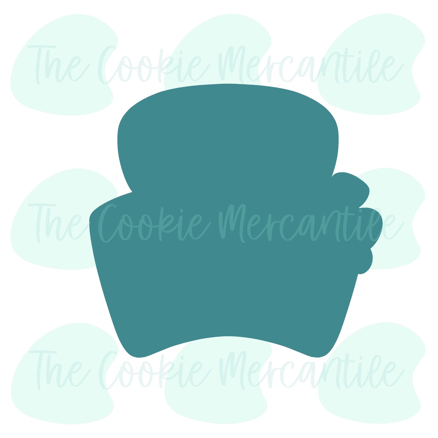 Floral Chubby Nurse Hat - Cookie Cutter