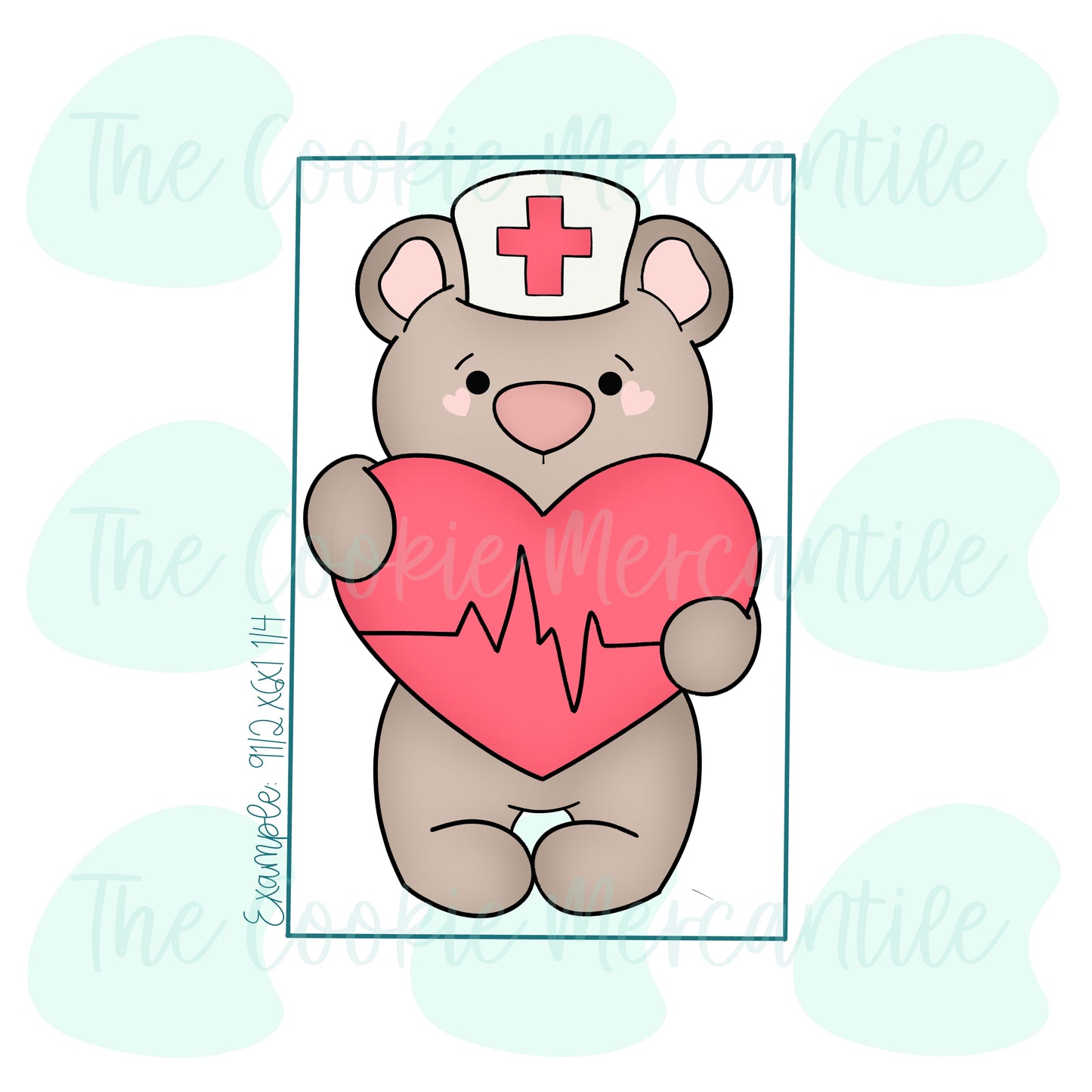 Nurse Bear 3-Piece Set - Cookie Cutter (Copy)