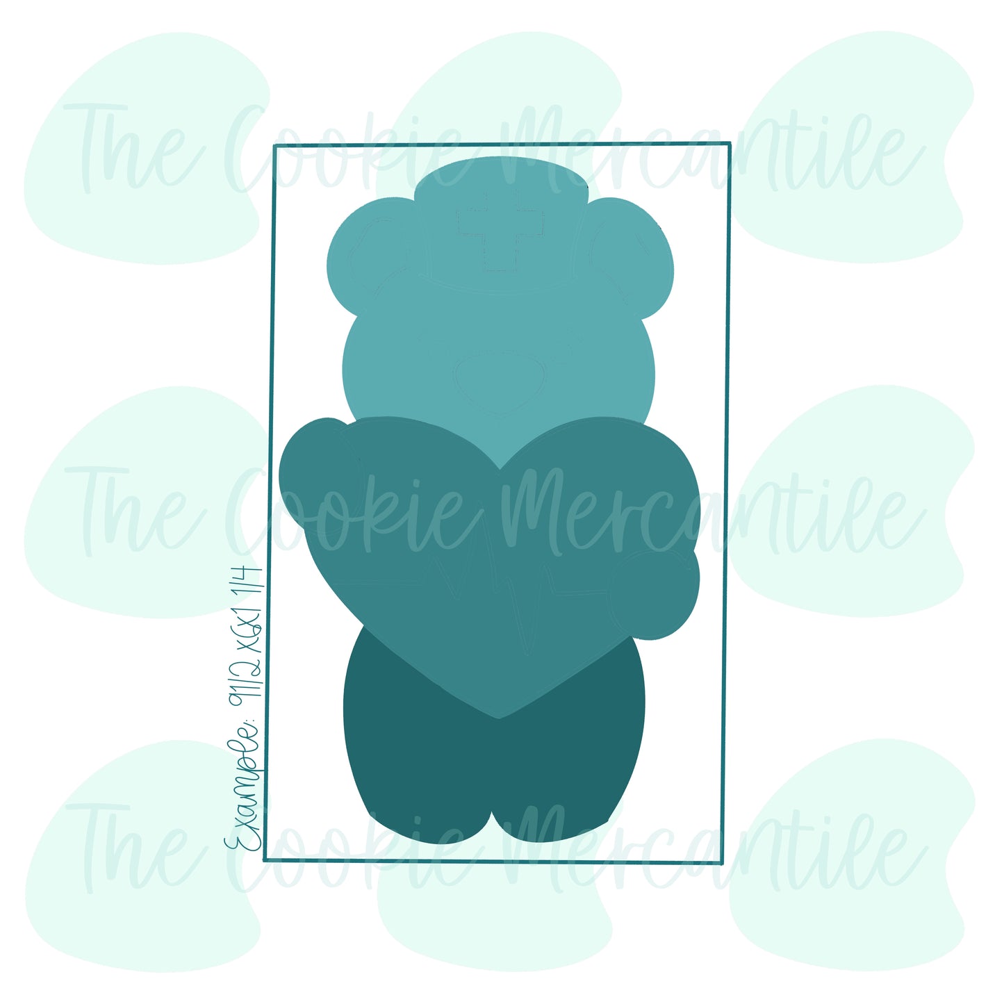 Nurse Bear 3-Piece Set - Cookie Cutter (Copy)