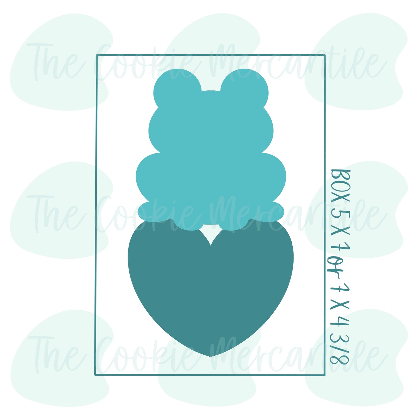 Frog Heart 2 Piece Set - Cookie Cutter