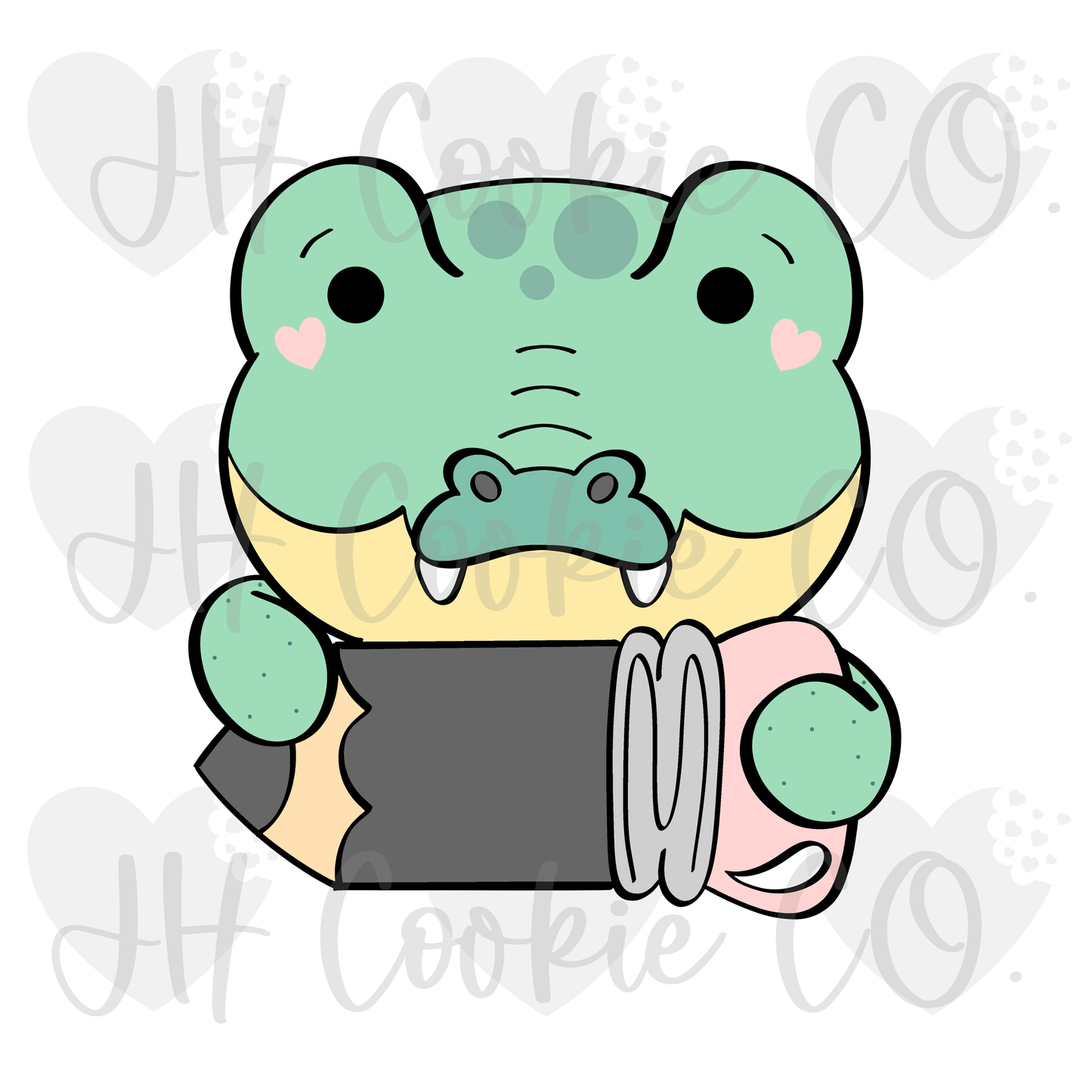 Gator Pencil Plaque (2022) - Cookie Cutter