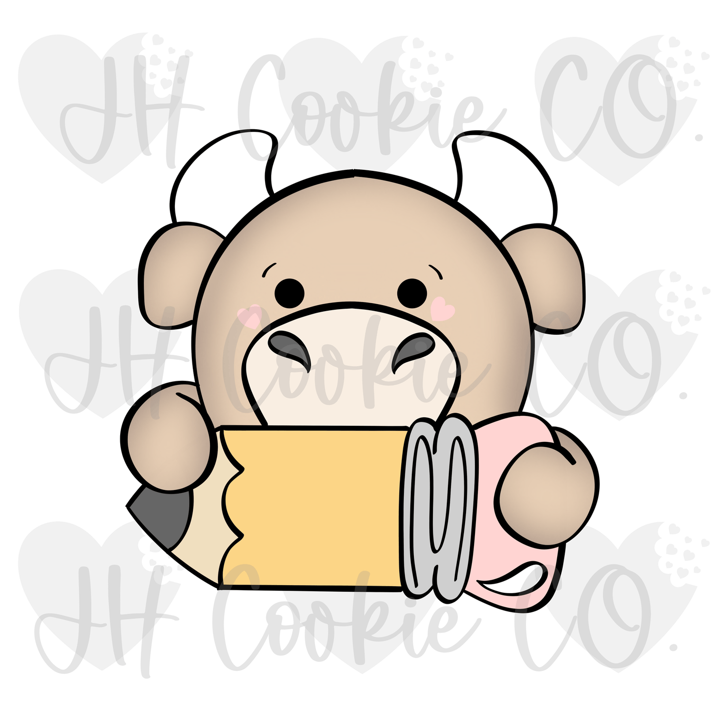 Bull Pencil Plaque (2022) - Cookie Cutter