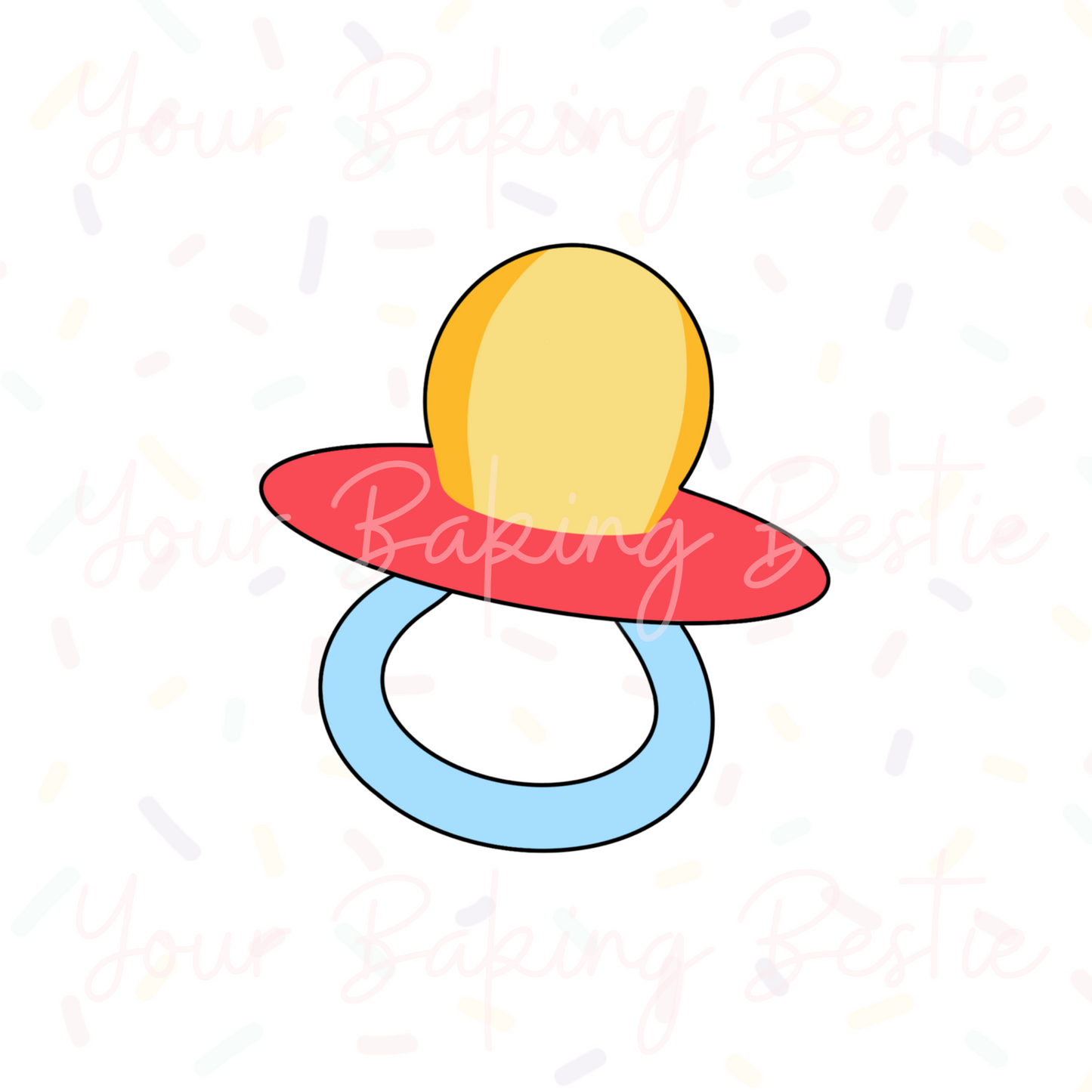 YBB - Baby Pacifier - Cookie Cutter