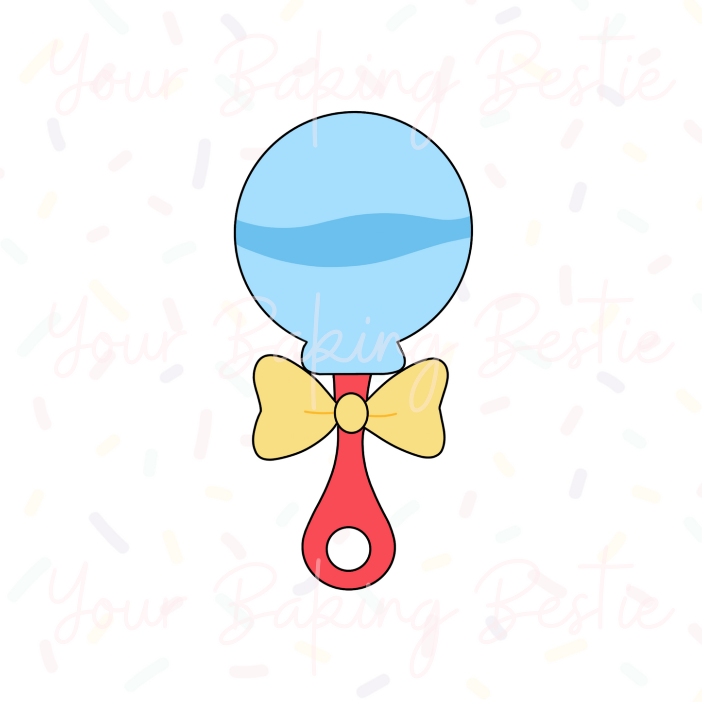 YBB - Baby Rattle - Cookie Cutter