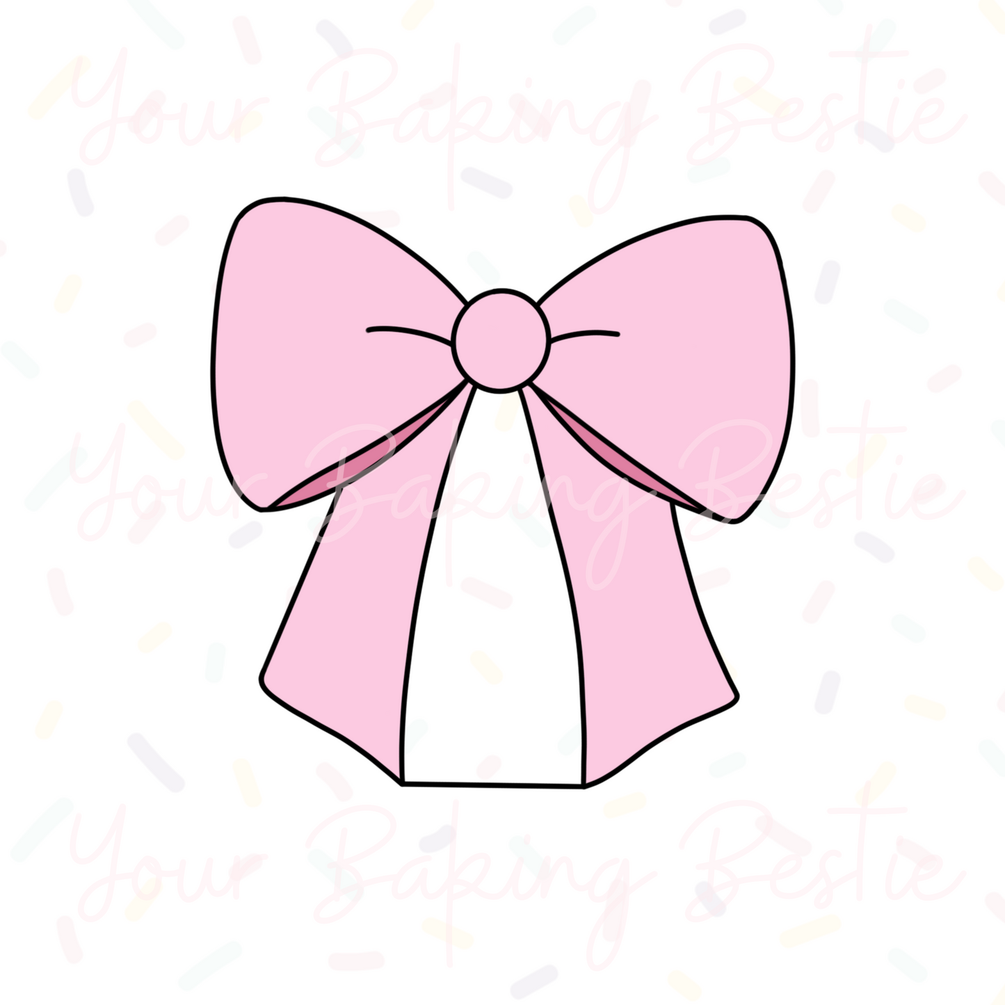 YBB - Bow D - Cookie Cutter