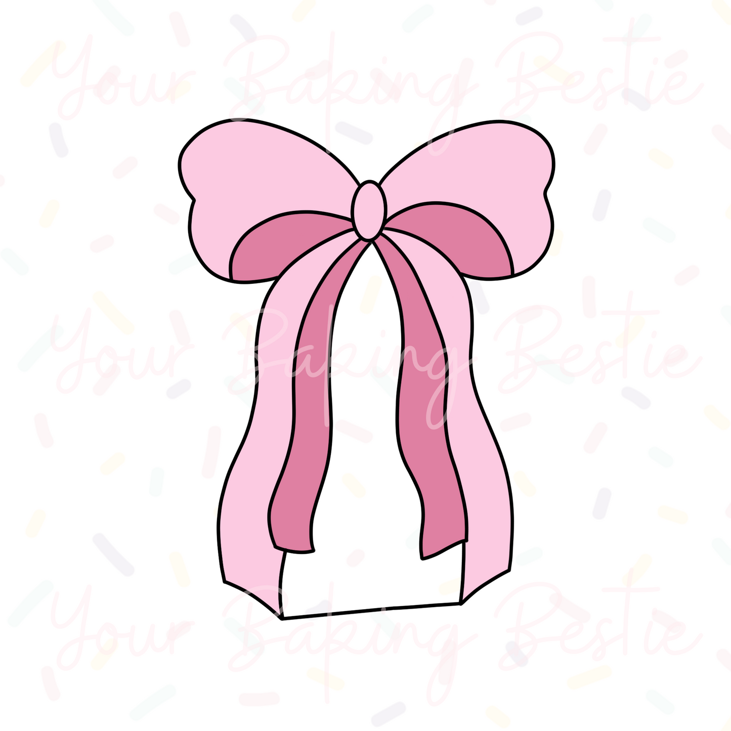 YBB - Bow E - Cookie Cutter