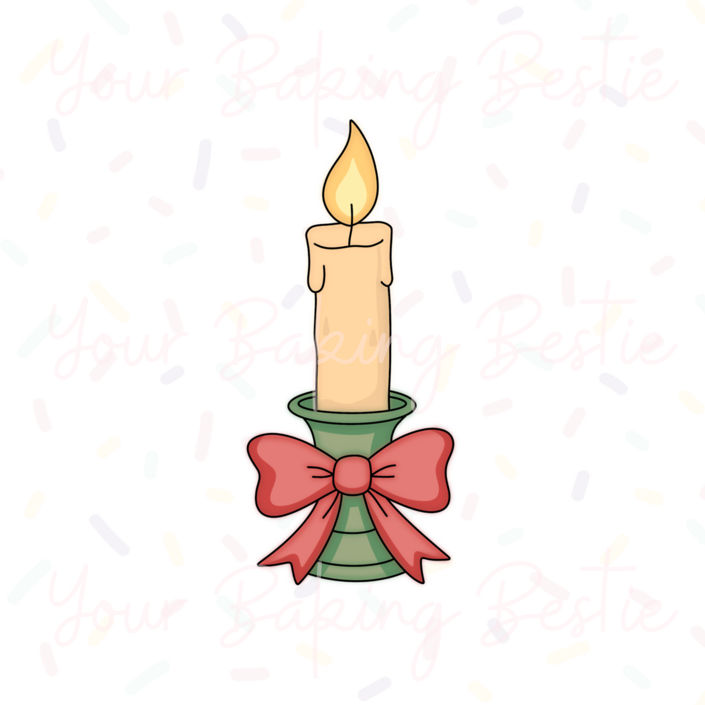 YBB - Candlestick - Cookie Cutter
