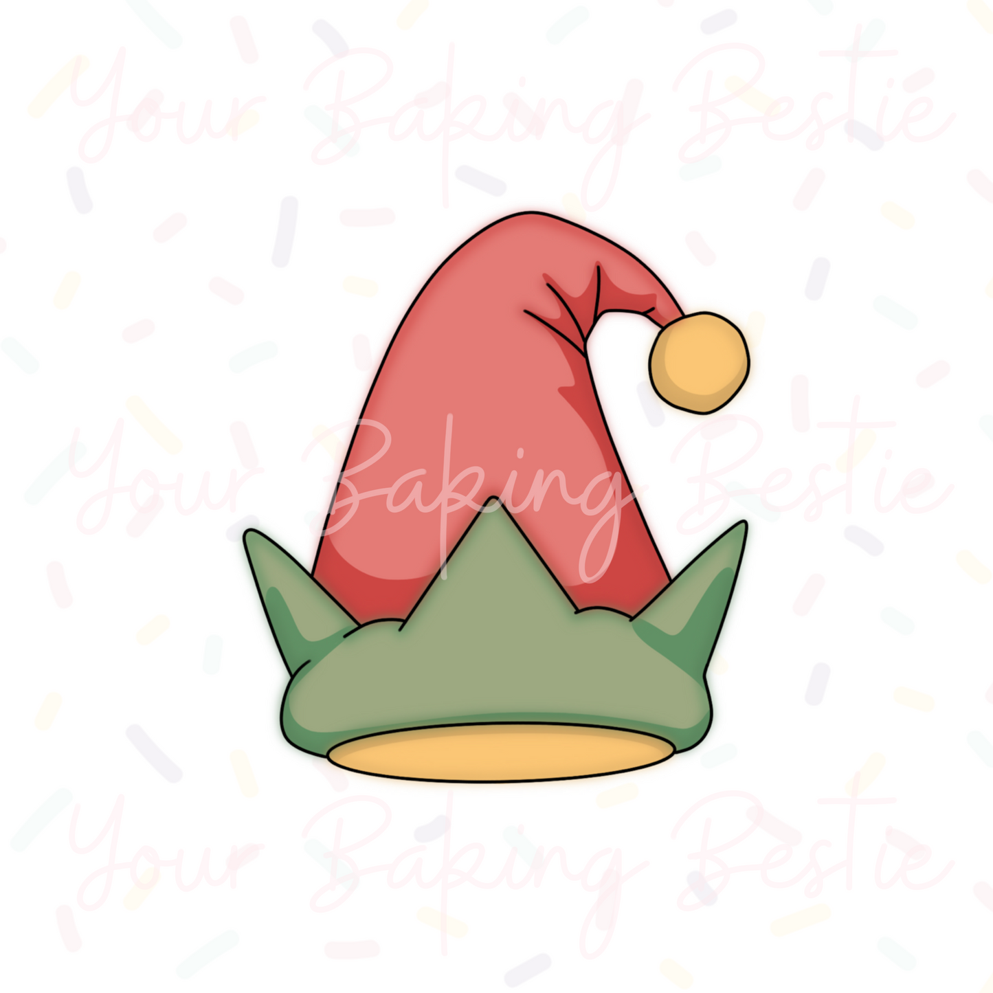 YBB - Elf Hat - Cookie Cutter