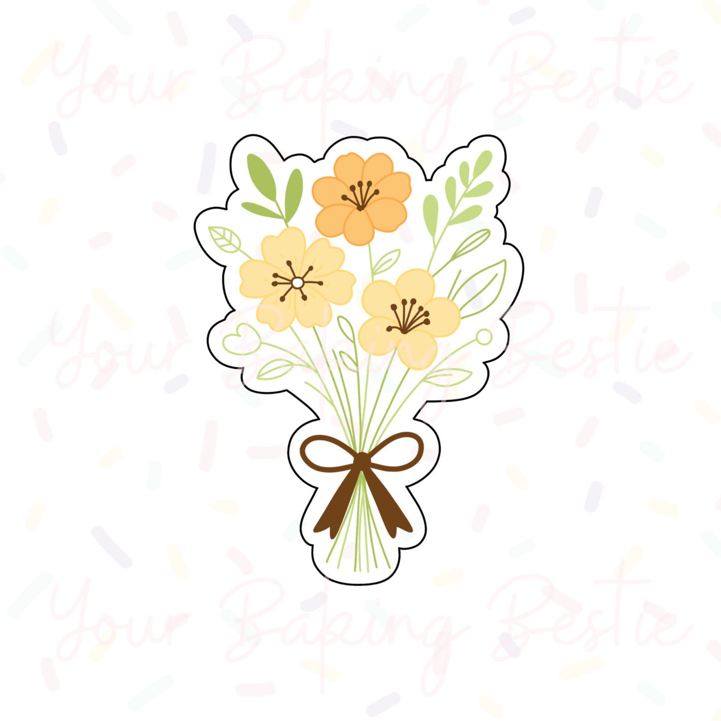 YBB - Floral Bouquet - Cookie Cutter