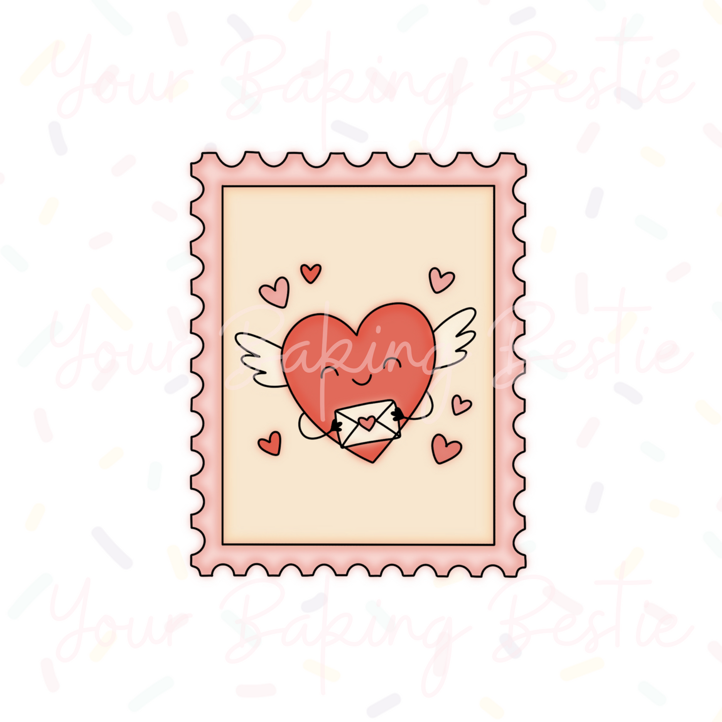 YBB - Love Stamp - Cookie Cutter