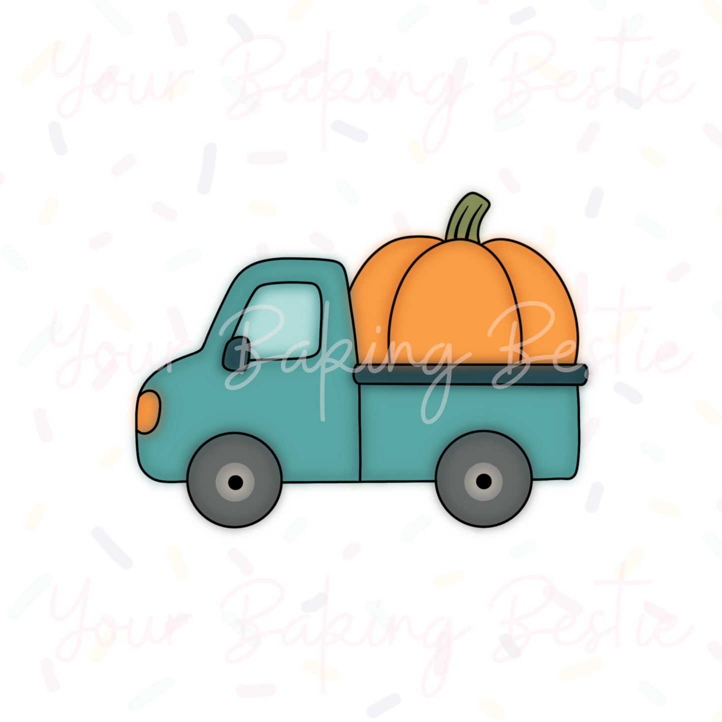 YBB - Pumpkin Truck - Cookie Cutter