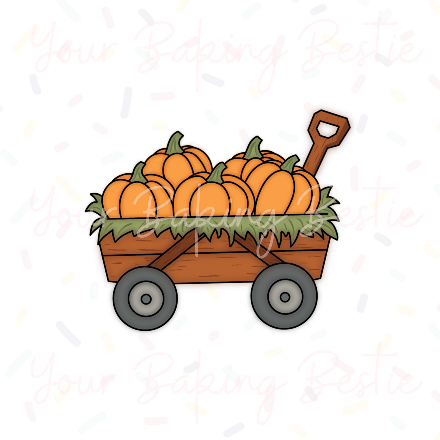 YBB - Pumpkin Wagon - Cookie Cutter