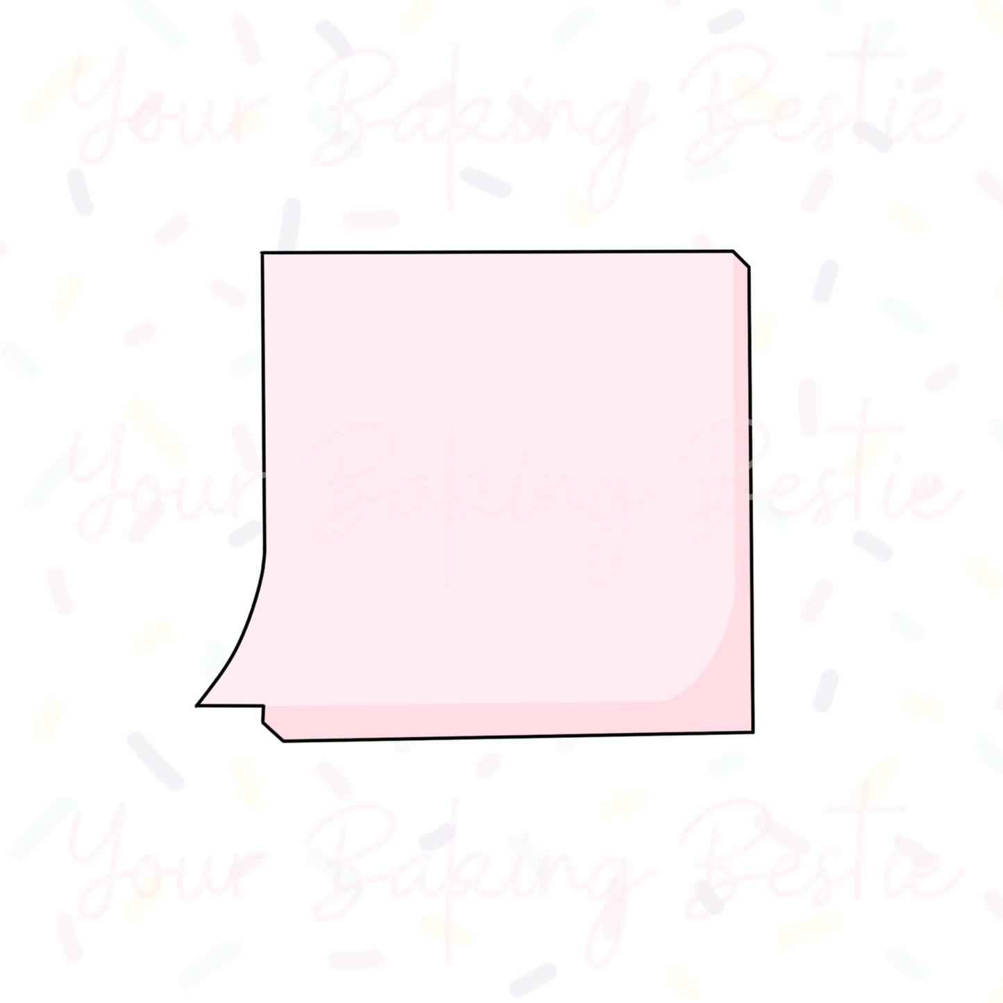 YBB - Sticky Note - Cookie Cutter