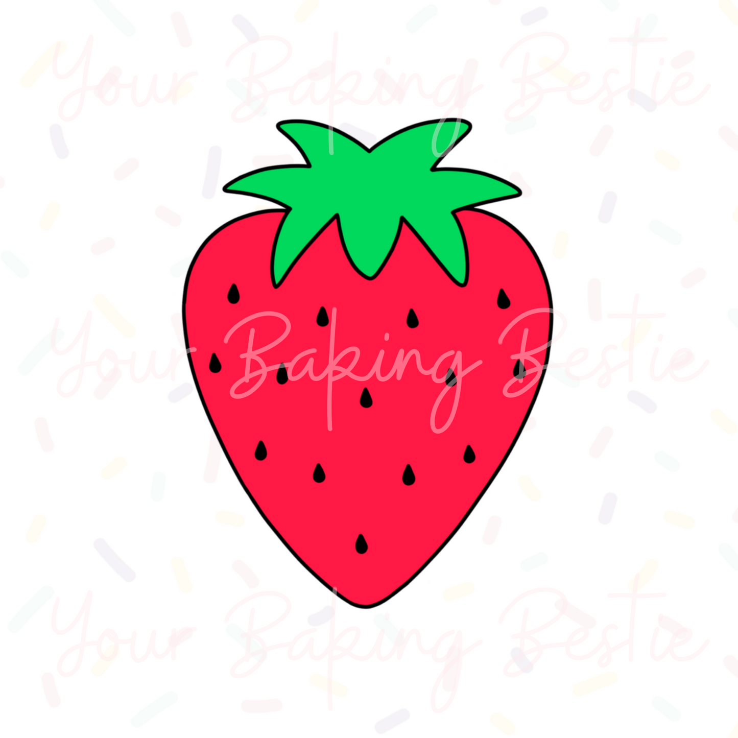YBB - Strawberry - Cookie Cutter