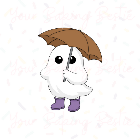 YBB - Umbrella Ghost - Cookie Cutter
