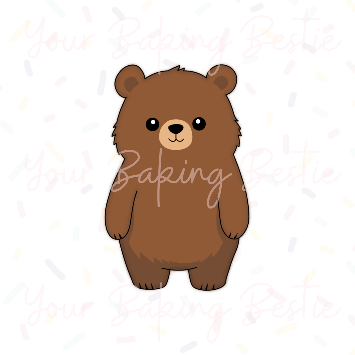 YBB - Woodland Bear - Cookie Cutter